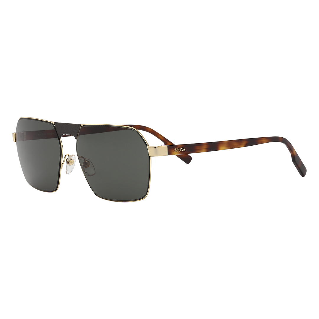 Ermenegildo Zegna Gafas de sol EZ0210 30N - Diseño de metal y acetato para hombre
