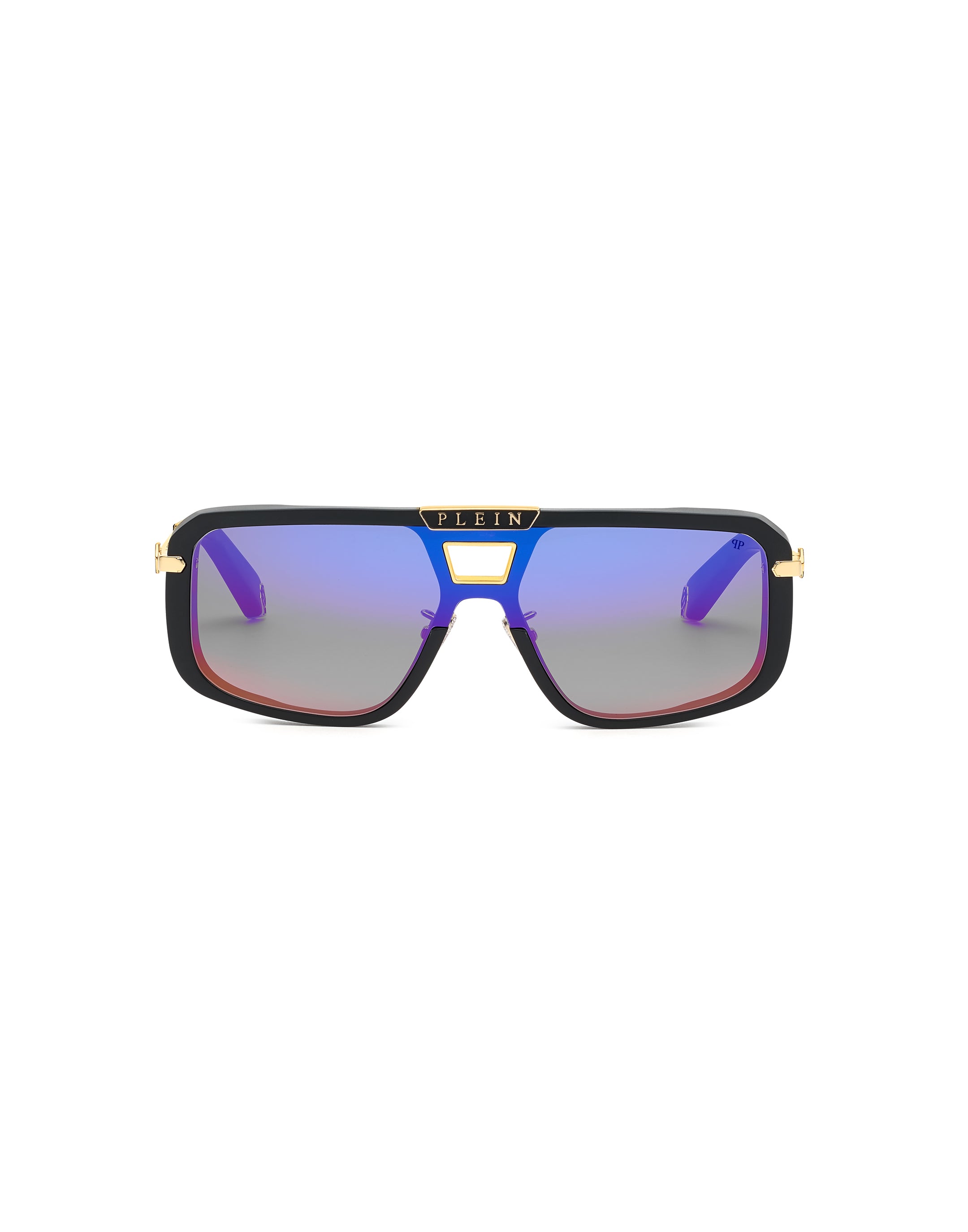 Gafas de sol Philipp Plein - Plein Legacy SPP008M 703V Diseño de acetato y metal dorado para hombre