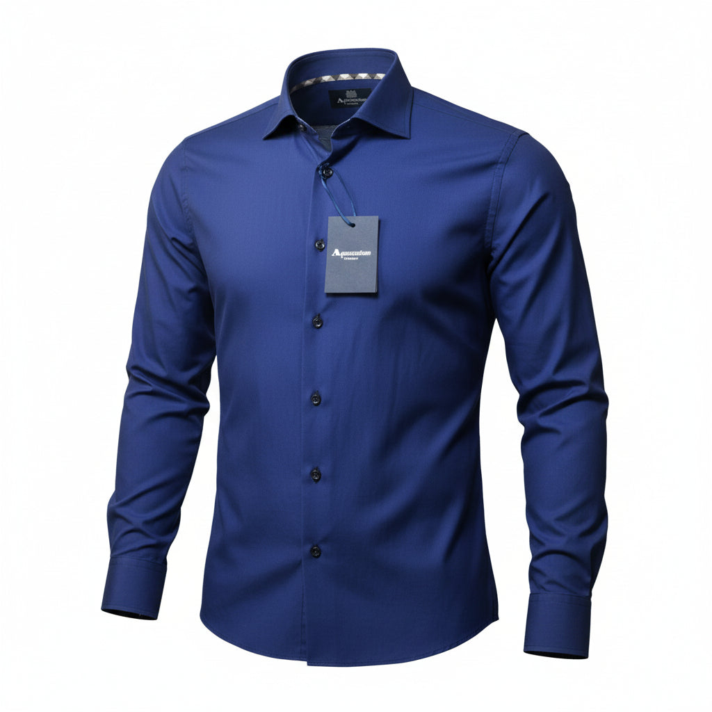 Camisa Aquascutum, color azul para hombre