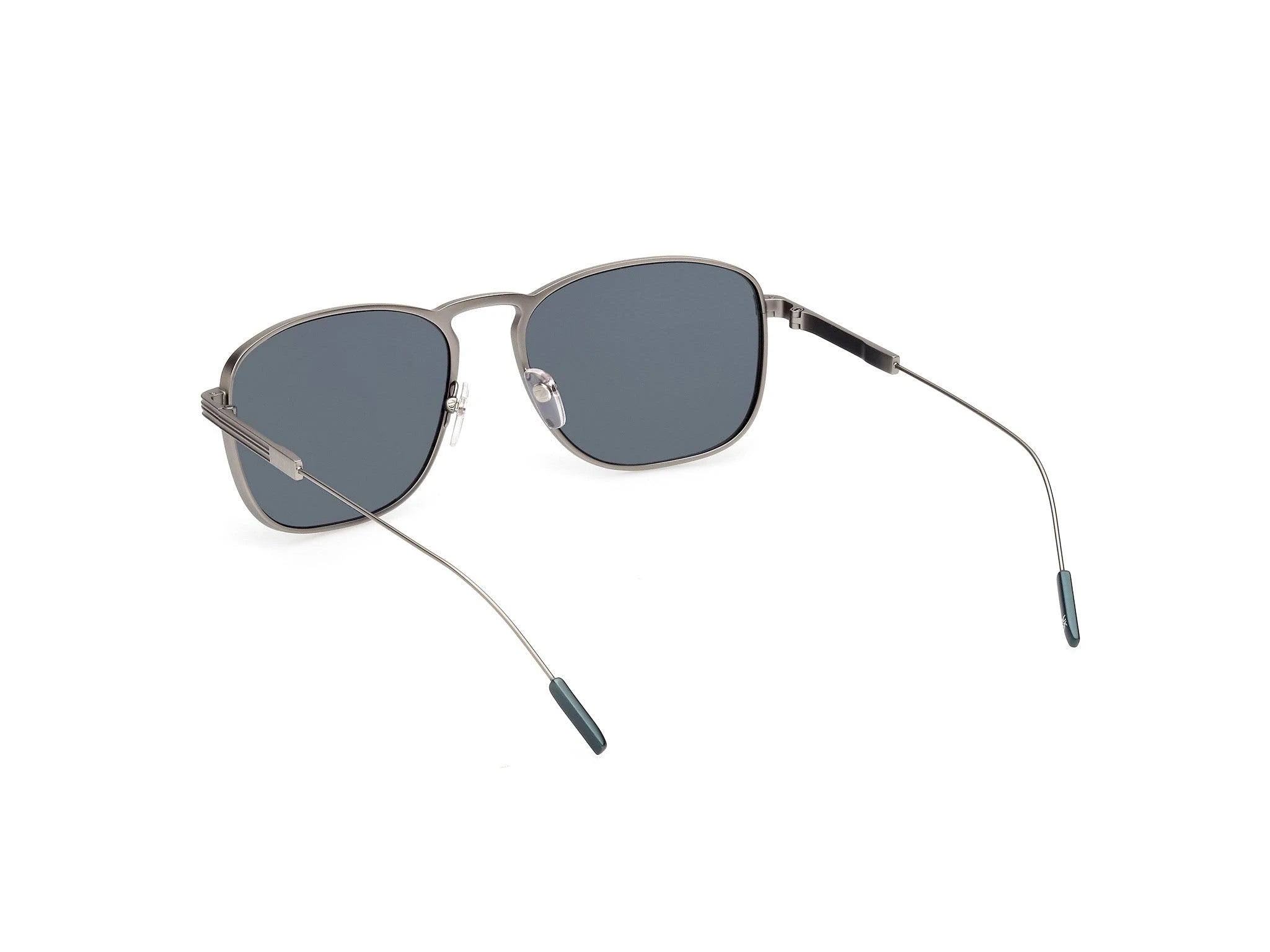 Ermenegildo Zegna Gafas de sol EZ0209 14V - Diseño de metal plateado para hombre