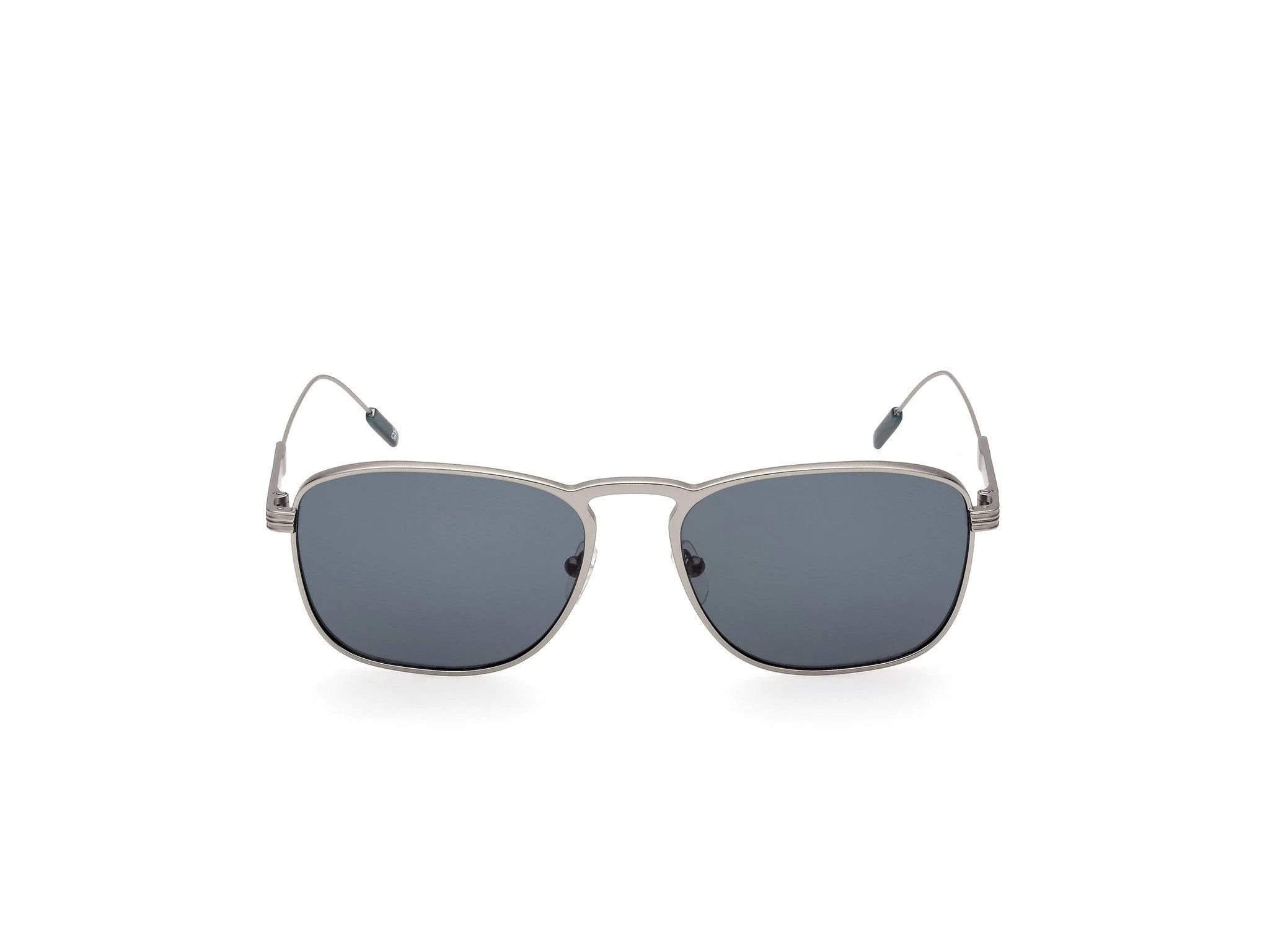 Ermenegildo Zegna Gafas de sol EZ0209 14V - Diseño de metal plateado para hombre
