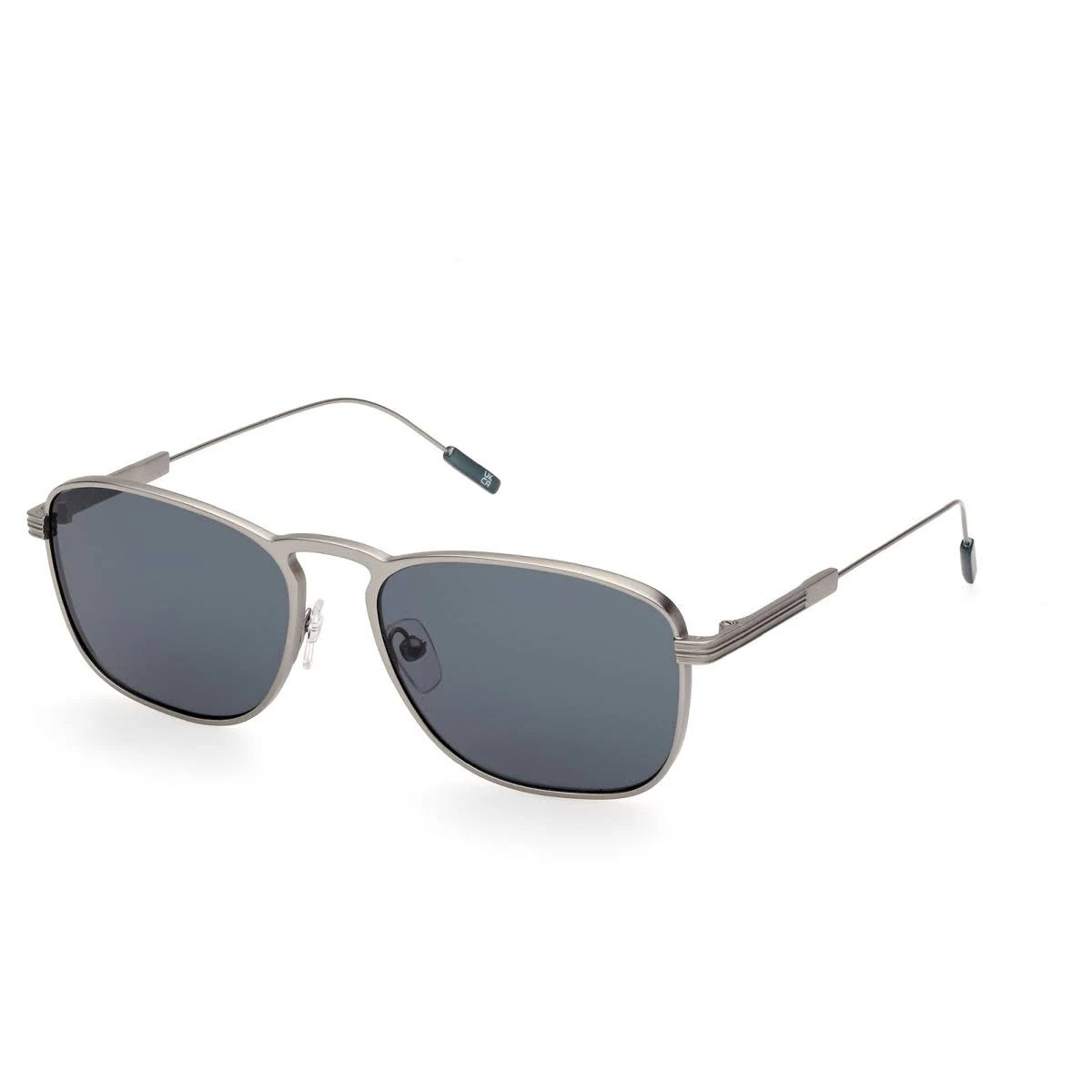 Ermenegildo Zegna Gafas de sol EZ0209 14V - Diseño de metal plateado para hombre