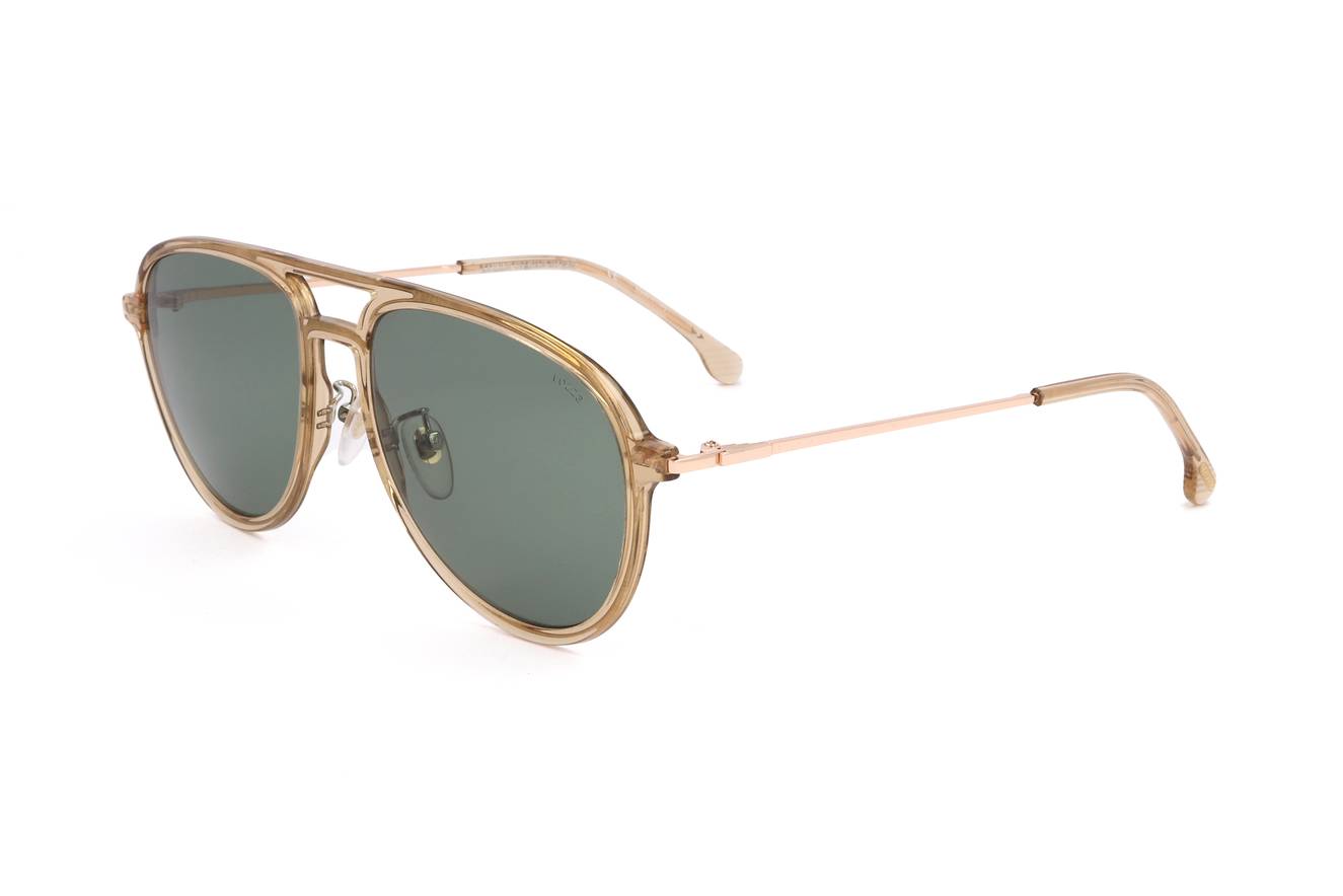 Lozza SL4209M 07T1 Sunglasses - Acetate and Gold Metal Design, for Men