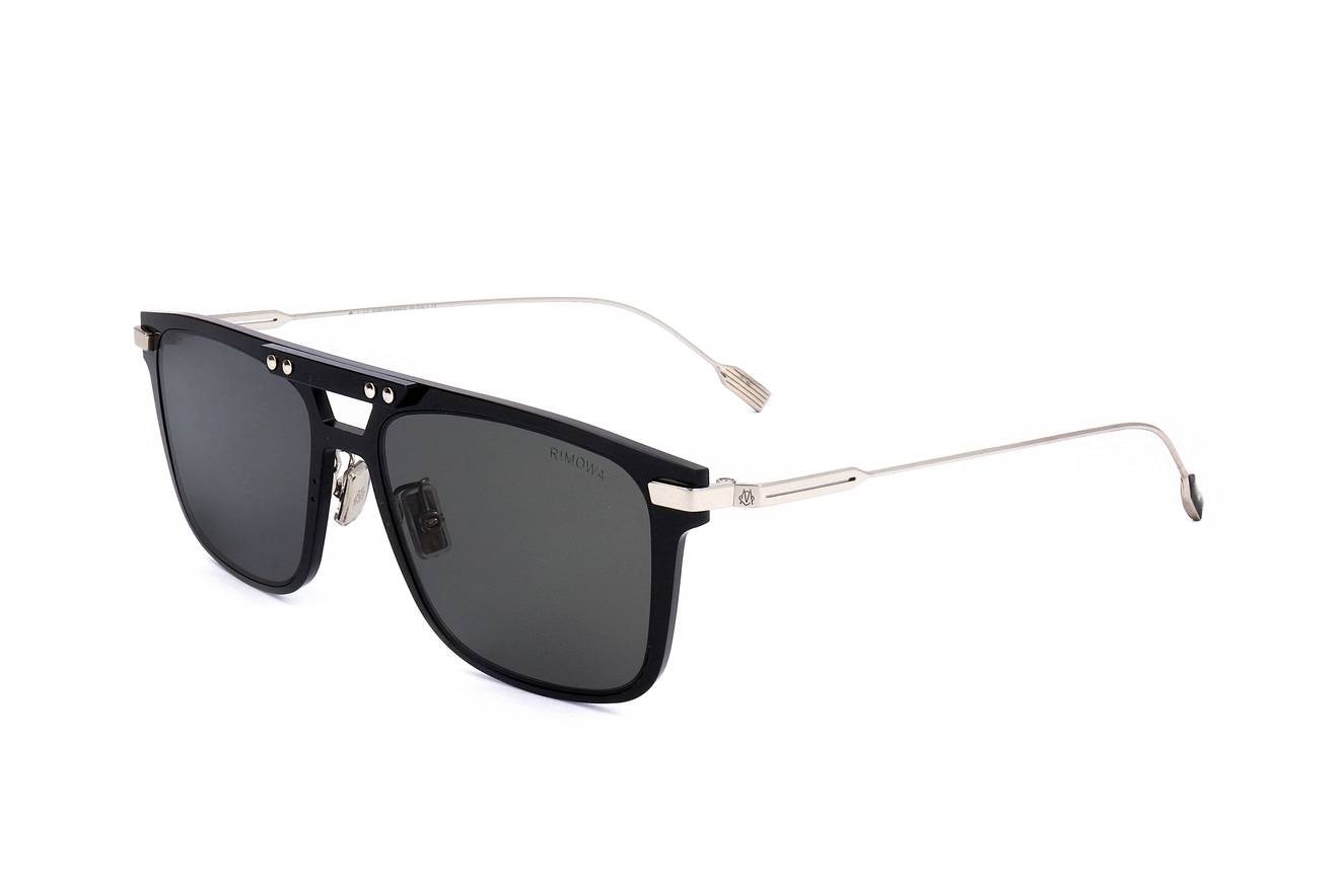 RIMOWA RW40006U 01D Sunglasses - Black Acrylic Design, for Men