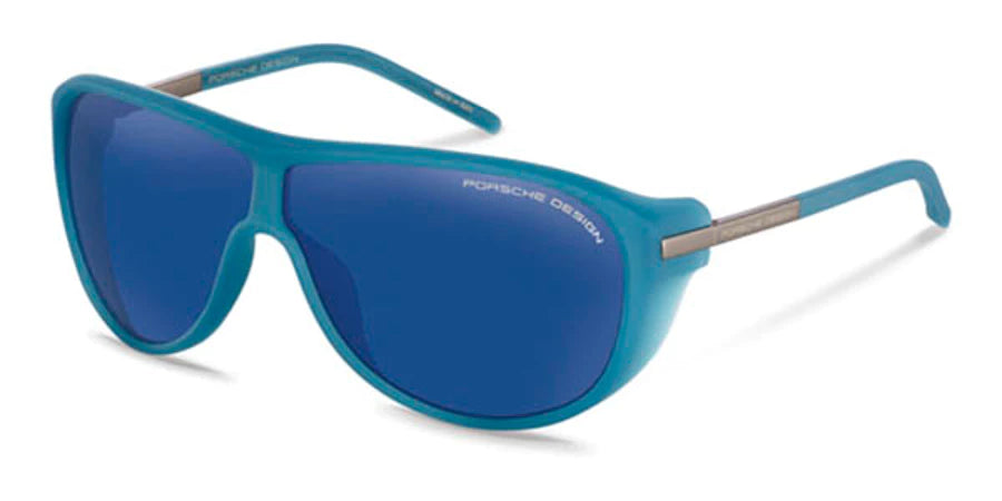 Gafas de sol Porsche Design P8598B - Montura rectangular con lentes azules, para hombre