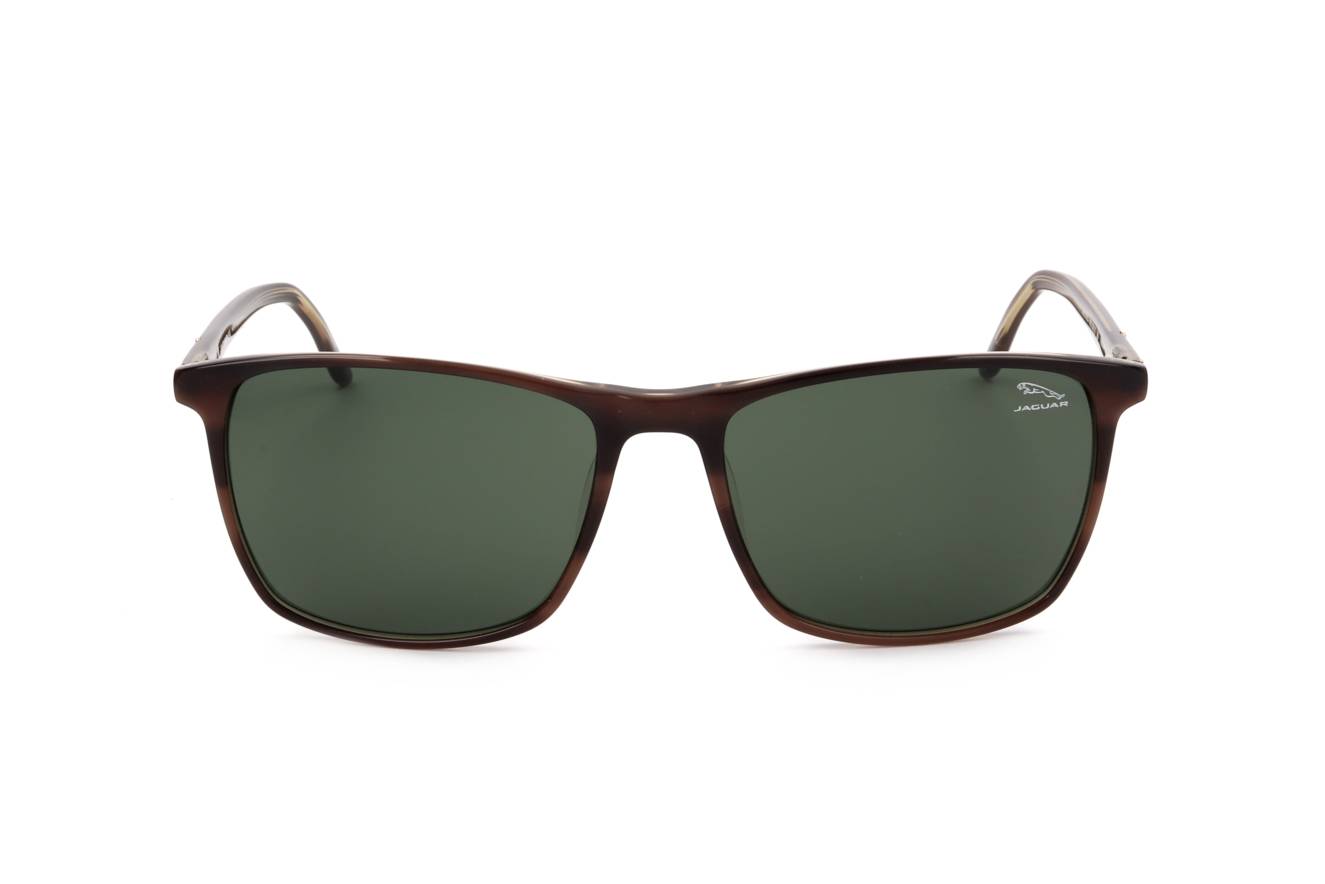 Jaguar Gafas de sol 7121 4702 - Diseño de acetato clásico con lentes verdes para hombre