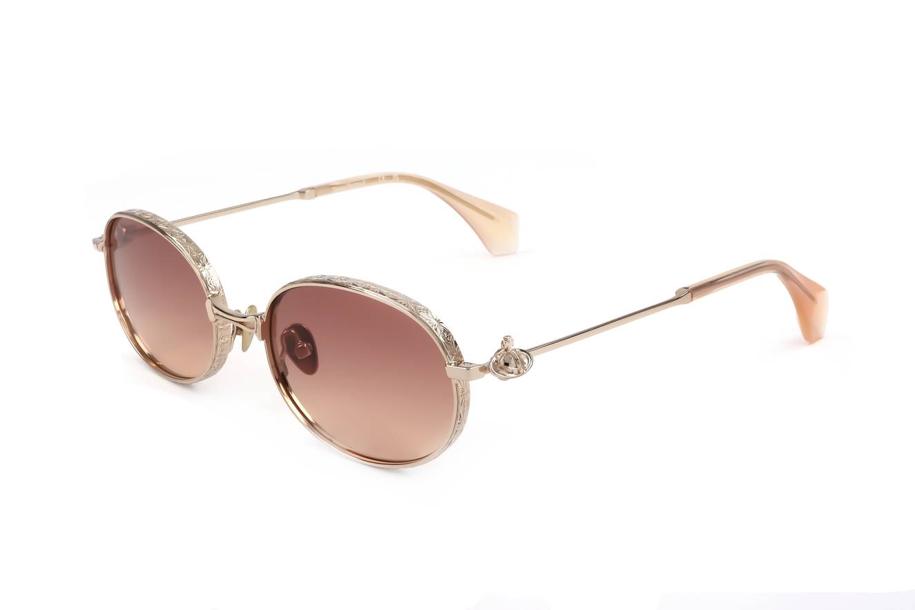 Vivianne Westwood VW7022 457 Sunglasses - Unique Round Metal Design for Women