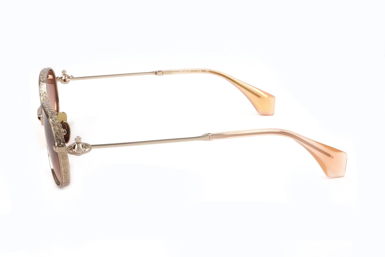 Gafas de sol Vivianne Westwood VW7022 457 - Exclusivo diseño de metal redondo para mujer