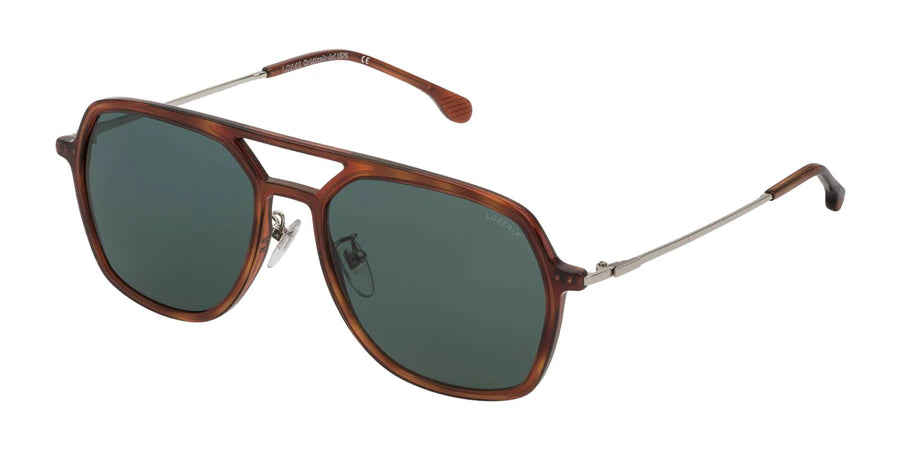 Gafas de sol Lozza SL4215M 710P - Lentes polarizadas, Diseño de acetato y metal, para hombre