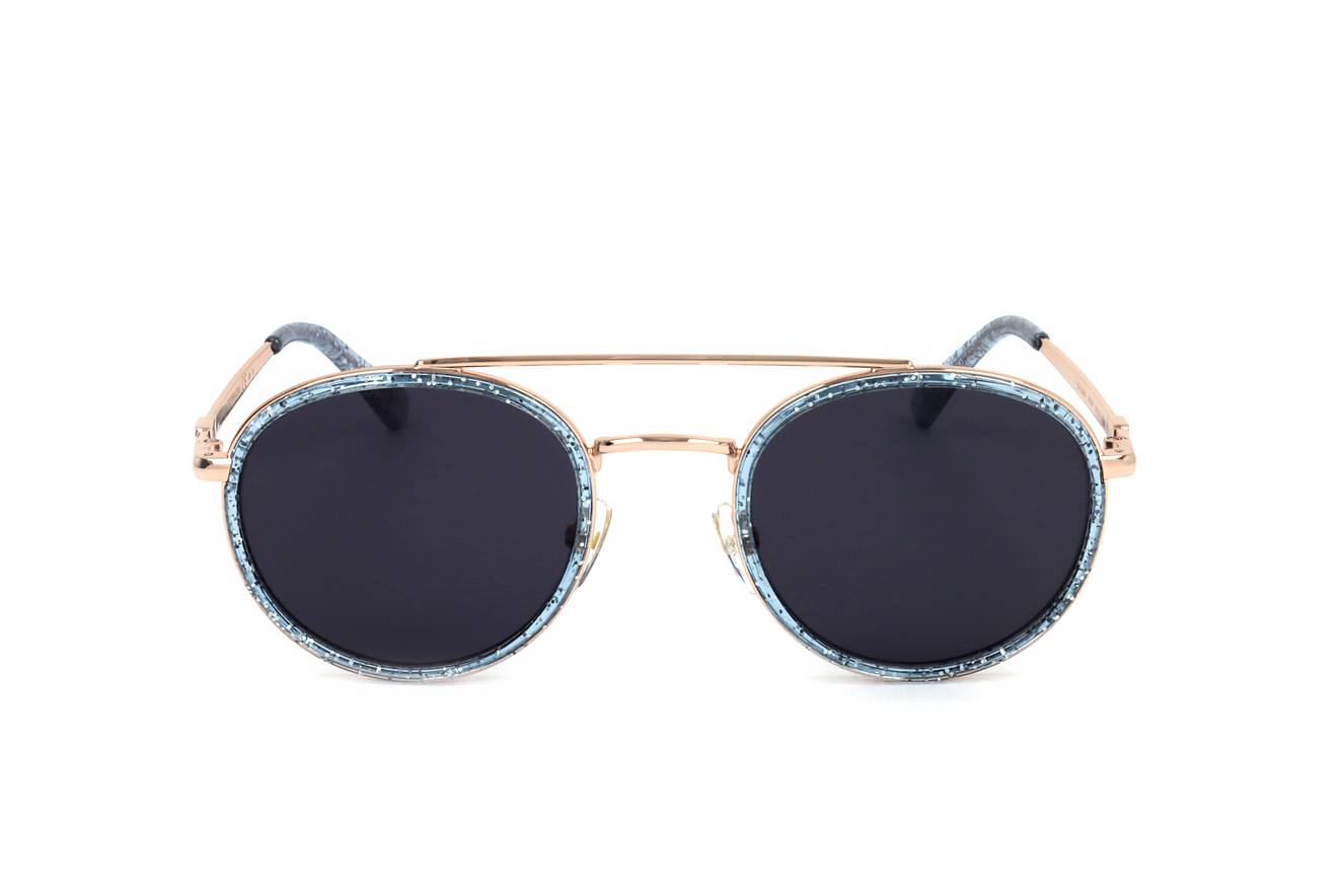 Chiara Ferragni CF1004 WS7IR Sunglasses - Round Design with Gold Metal