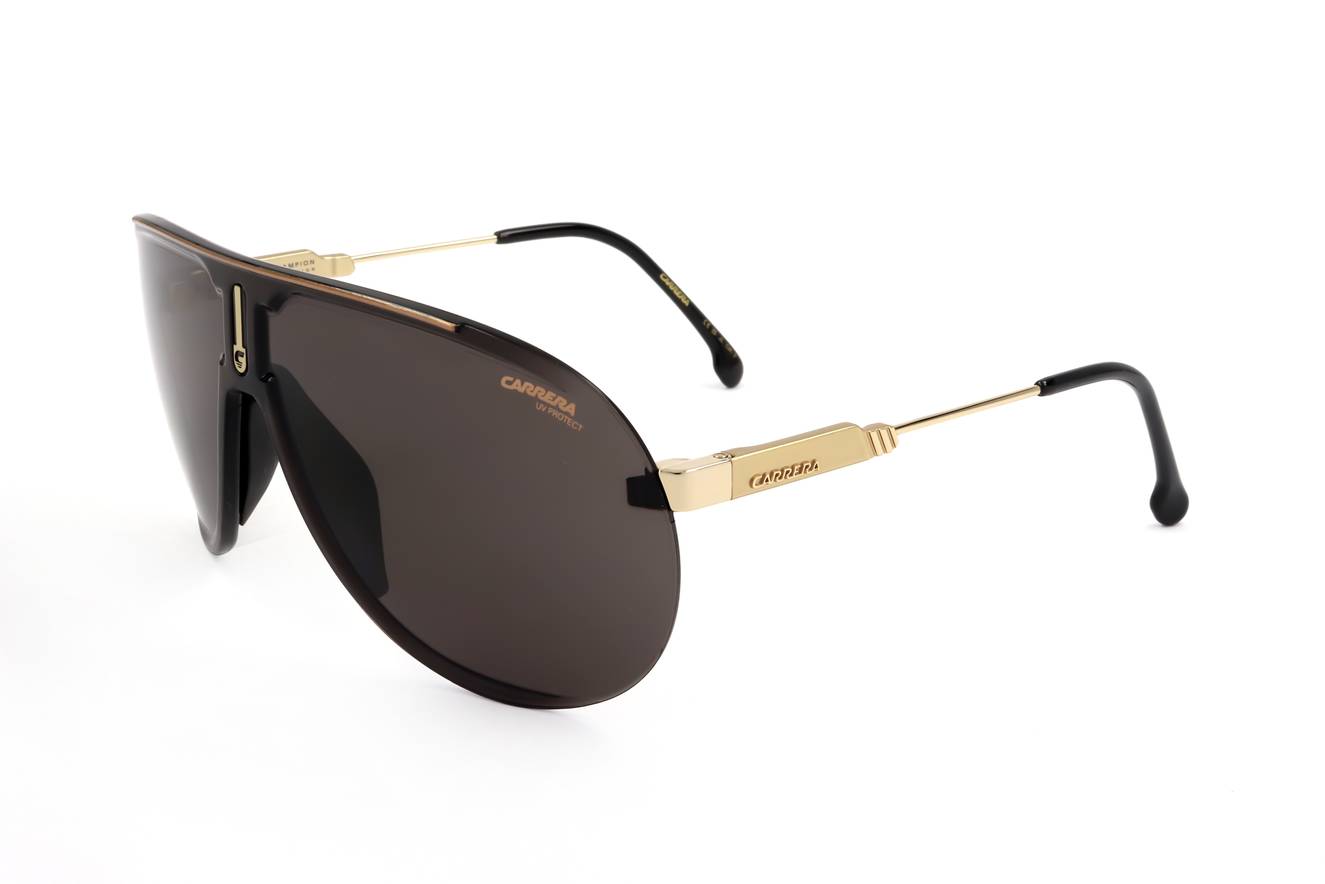 Carrera SUPERCHAMPION Sunglasses - Special Edition Aviator with Gold Metal, Unisex