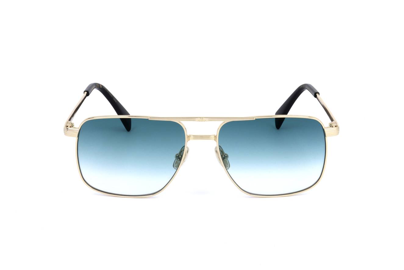 Gafas de sol Lanvin LNV120S 774 - Diseño rectangular de metal dorado, unisex