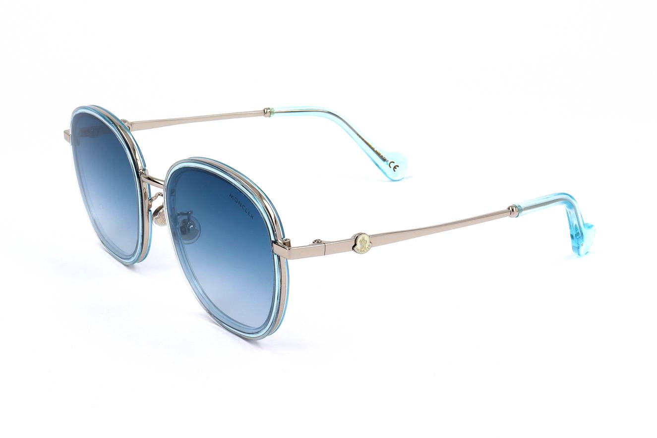 Gafas de sol Moncler ML0111-K 16X - Acetato y metal plateado