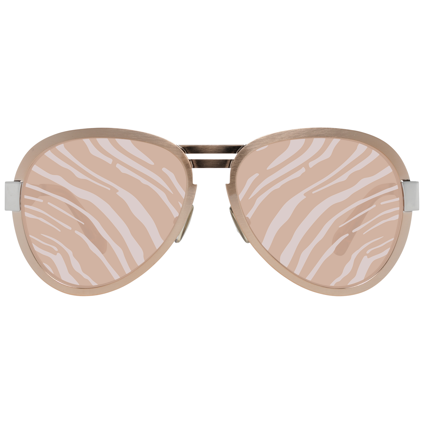 Gafas de sol Roberto Cavalli RC1133S 33G - Diseño de aviador de metal plateado para mujer