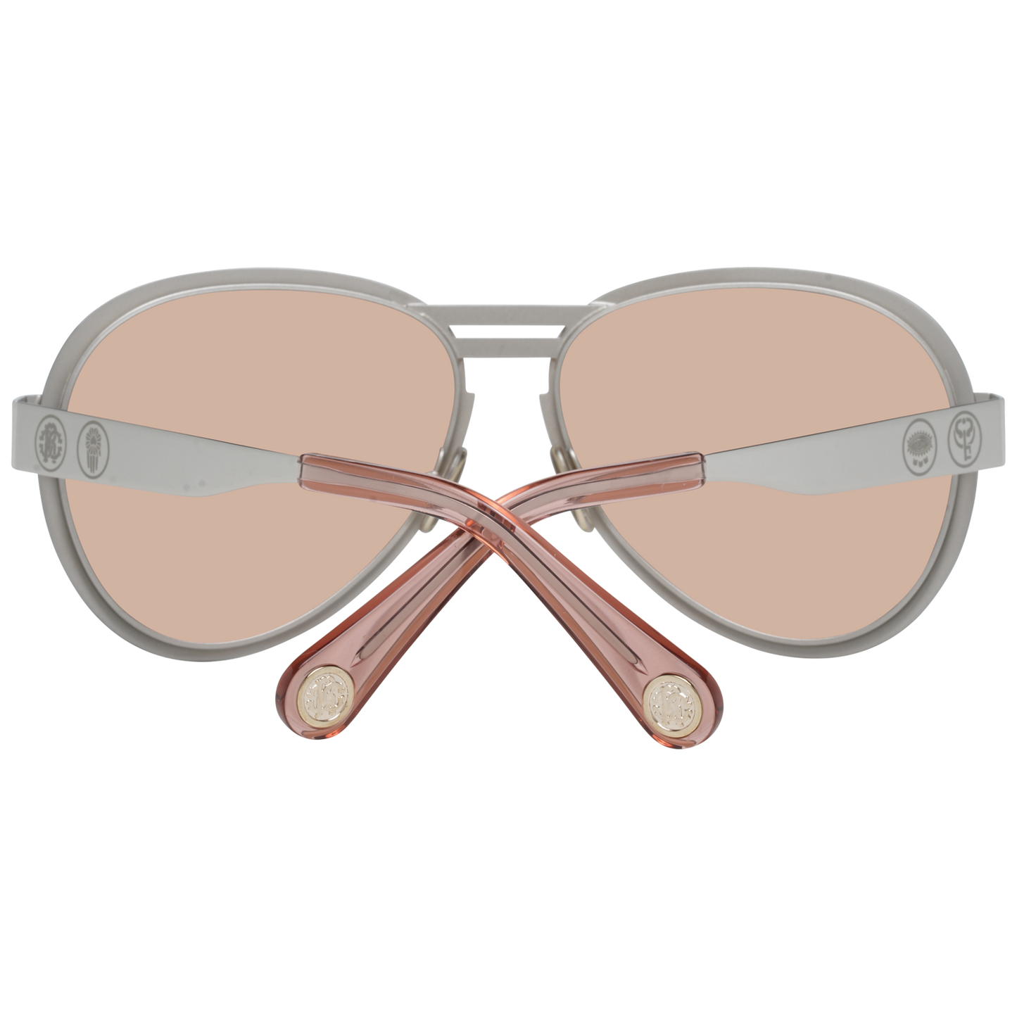 Gafas de sol Roberto Cavalli RC1133S 33G - Diseño de aviador de metal plateado para mujer