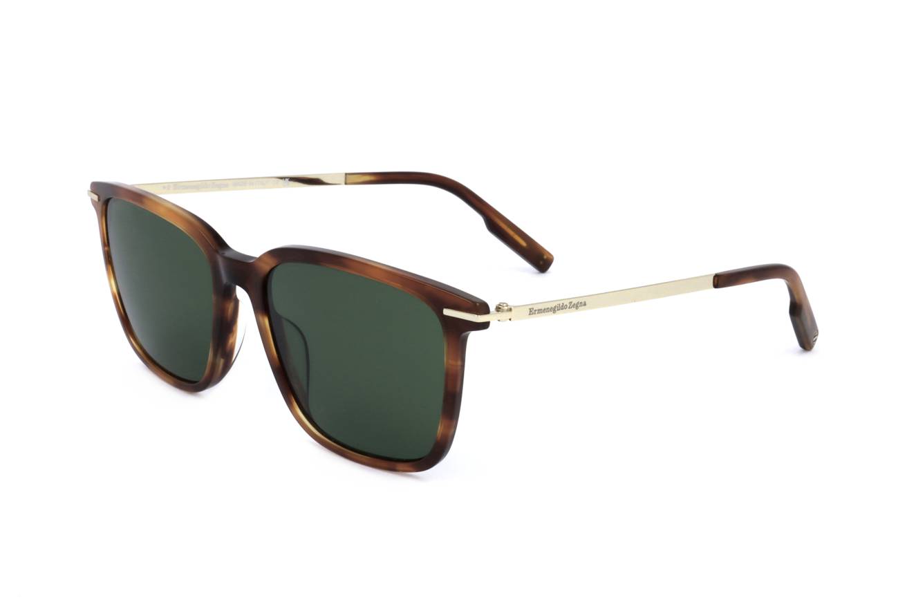 Ermenegildo Zegna EZ0206 52N Sunglasses - Square Acetate and Metal Design for Men