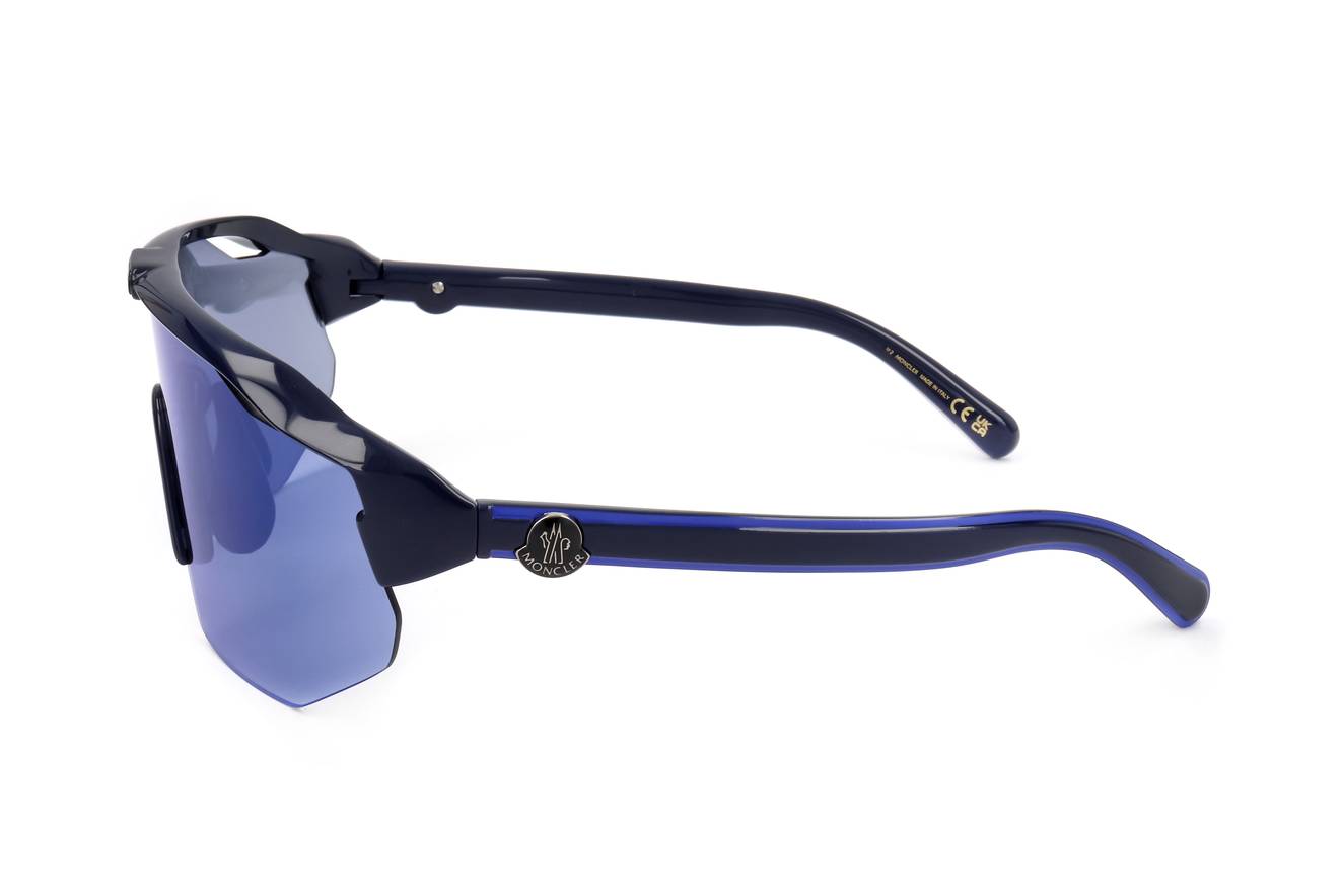 Gafas de sol Moncler ML0271K 90X - Diseño cycling azul y negro unisex