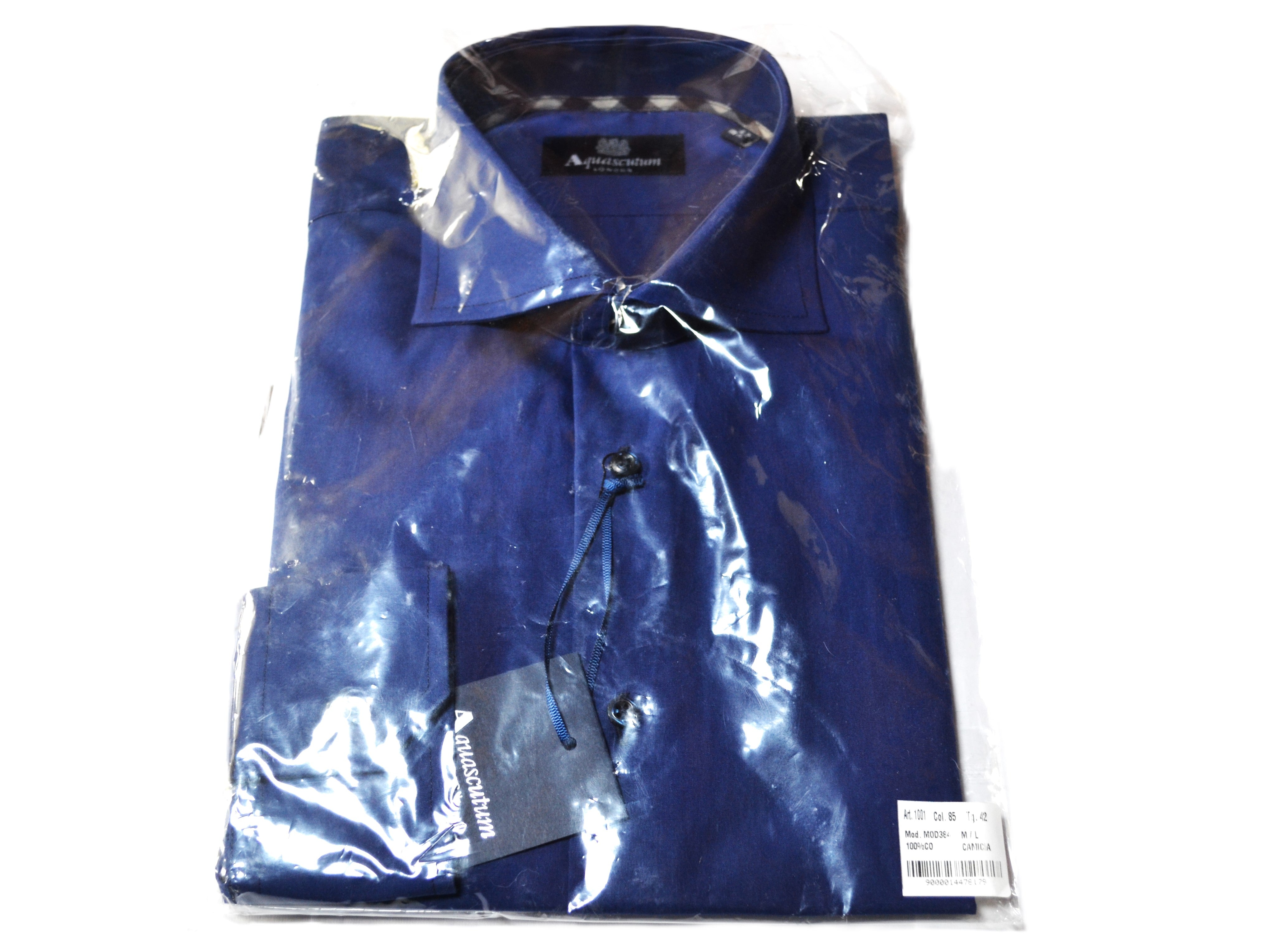 Camisa Aquascutum, color azul para hombre