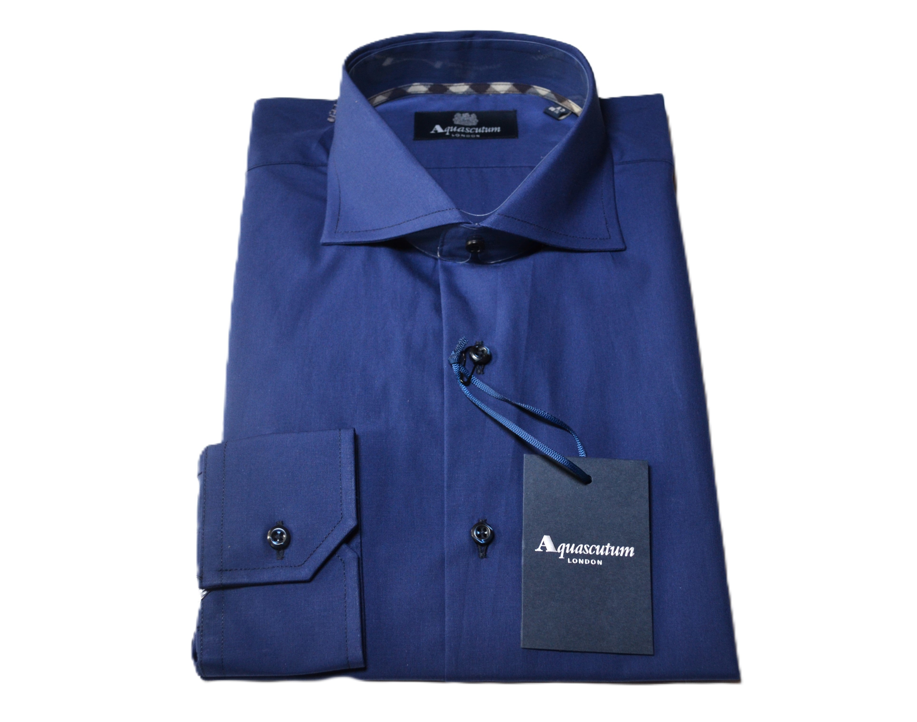 Aquascutum shirt, blue for men