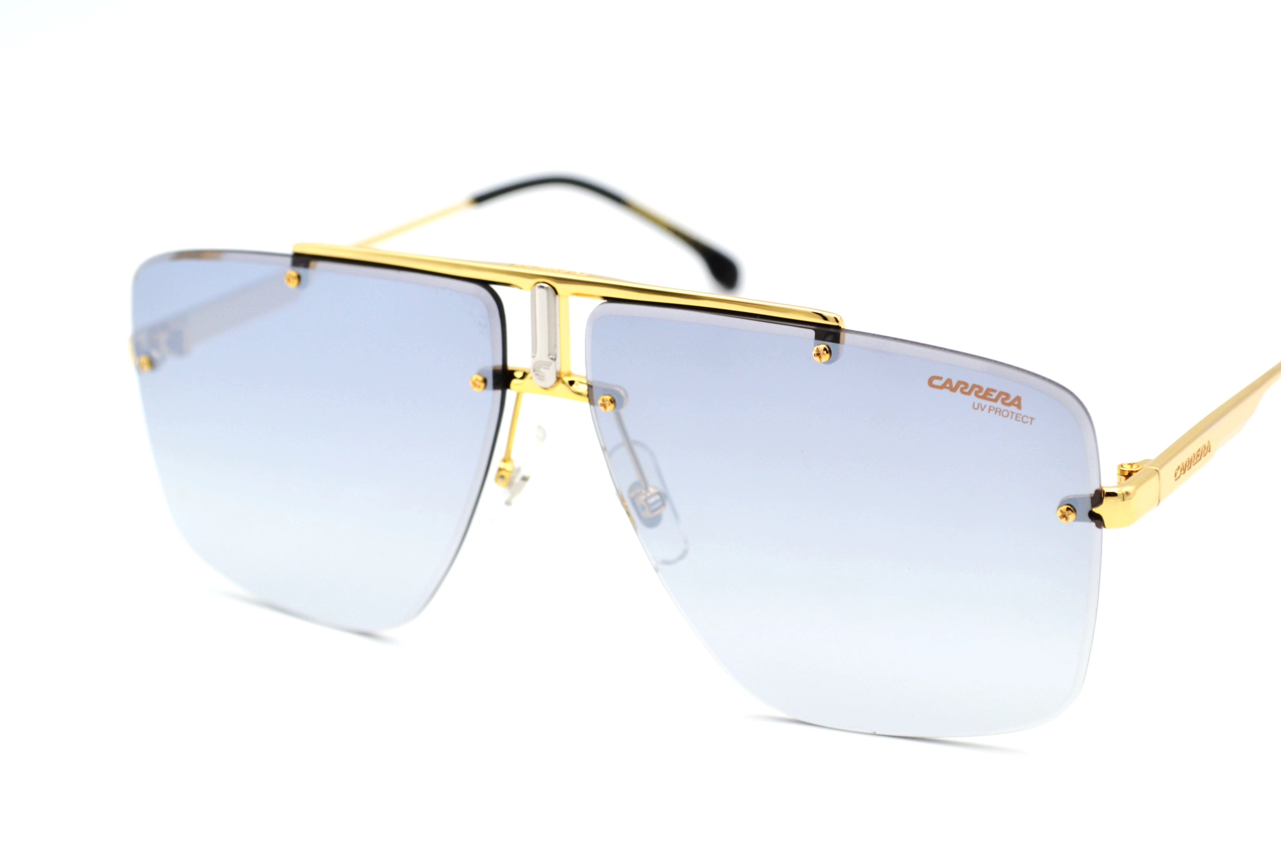 CARRERA sunglasses for men, rectangular design, gold metal 1016S RHLIC
