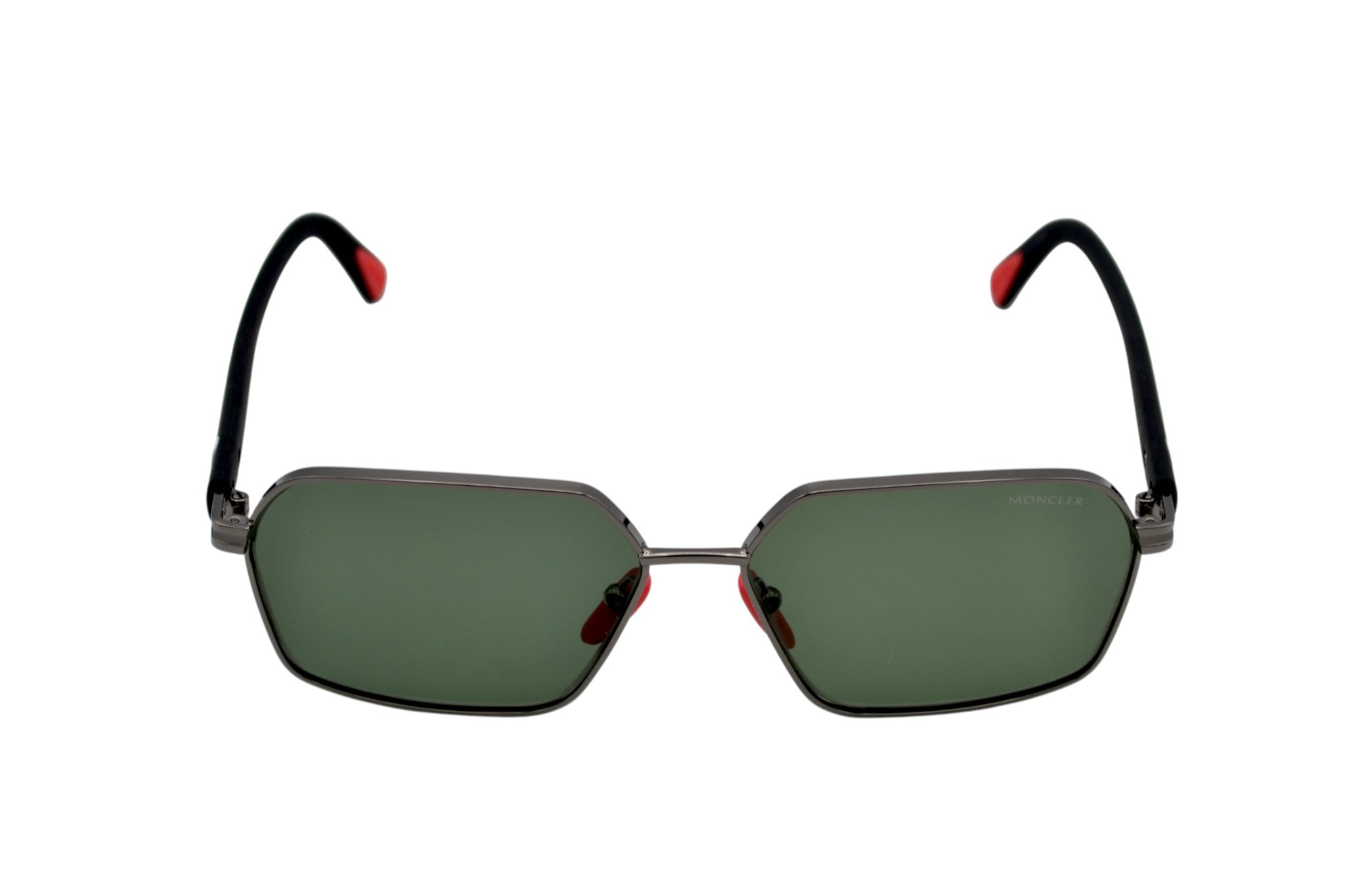 Gafas de sol Moncler Montage ML0268 12R 3P Polarizadas - Diseño rectangular de metal y nylon