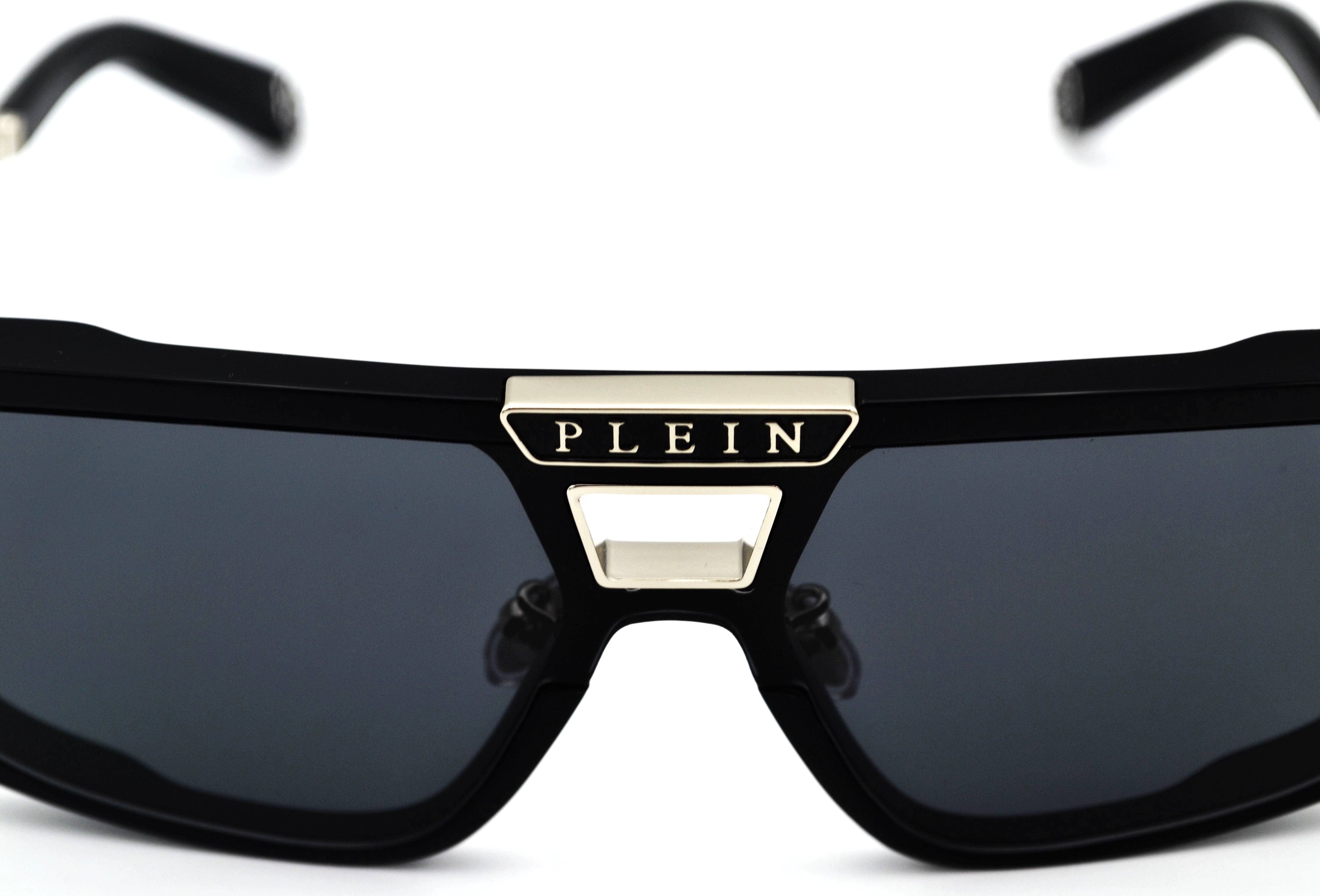 Philipp Plein Sunglasses - Plein Legacy SPP008, Acetate and silver metal design for men