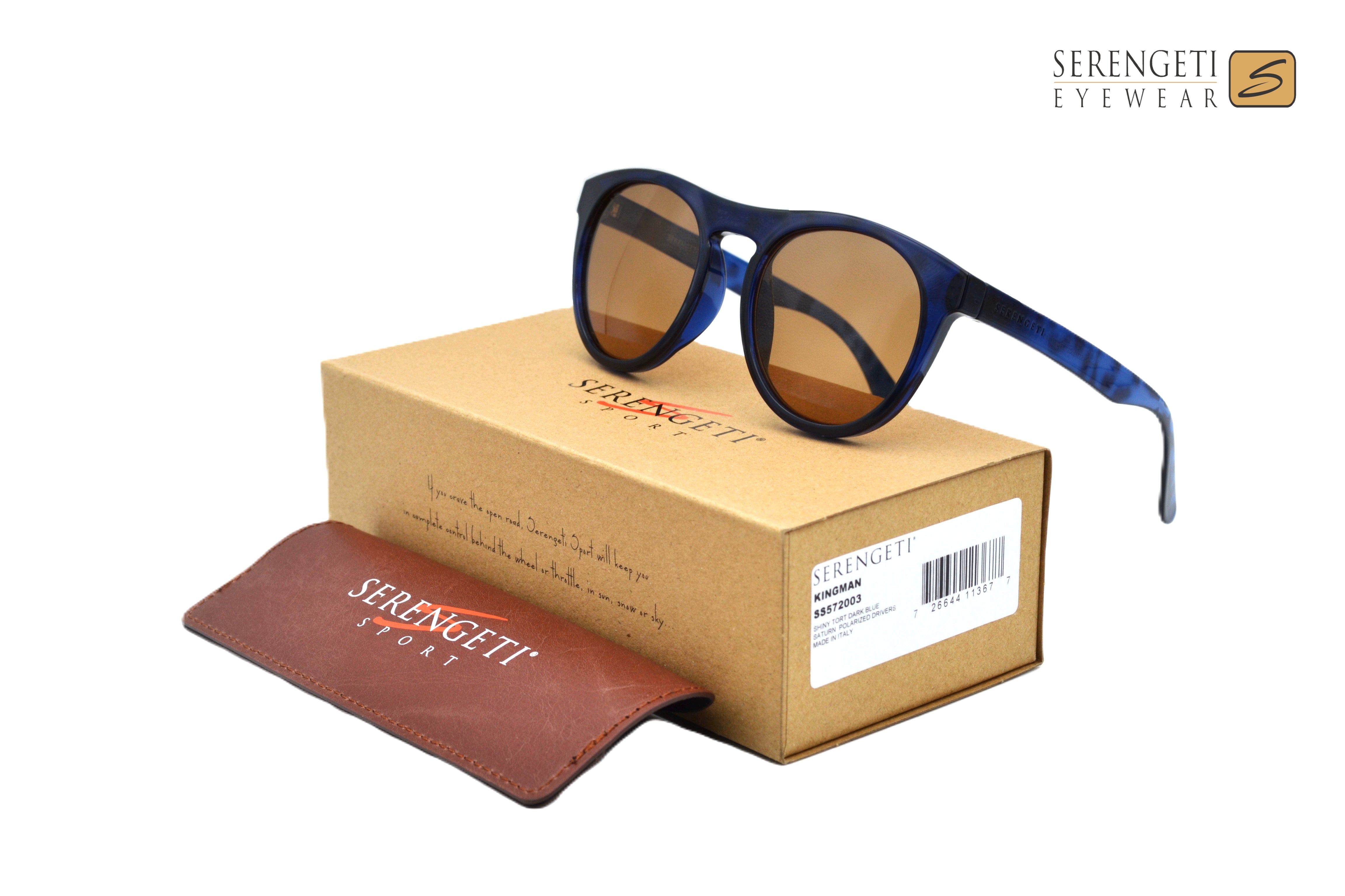 Gafas de sol Serengeti Kingman SS5722003 Diseño de acetato unisex