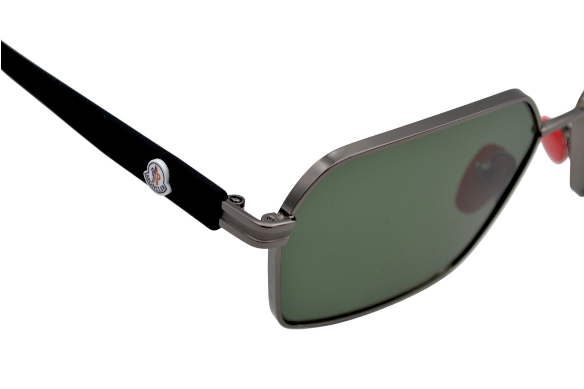 Gafas de sol Moncler Montage ML0268 12R 3P Polarizadas - Diseño rectangular de metal y nylon