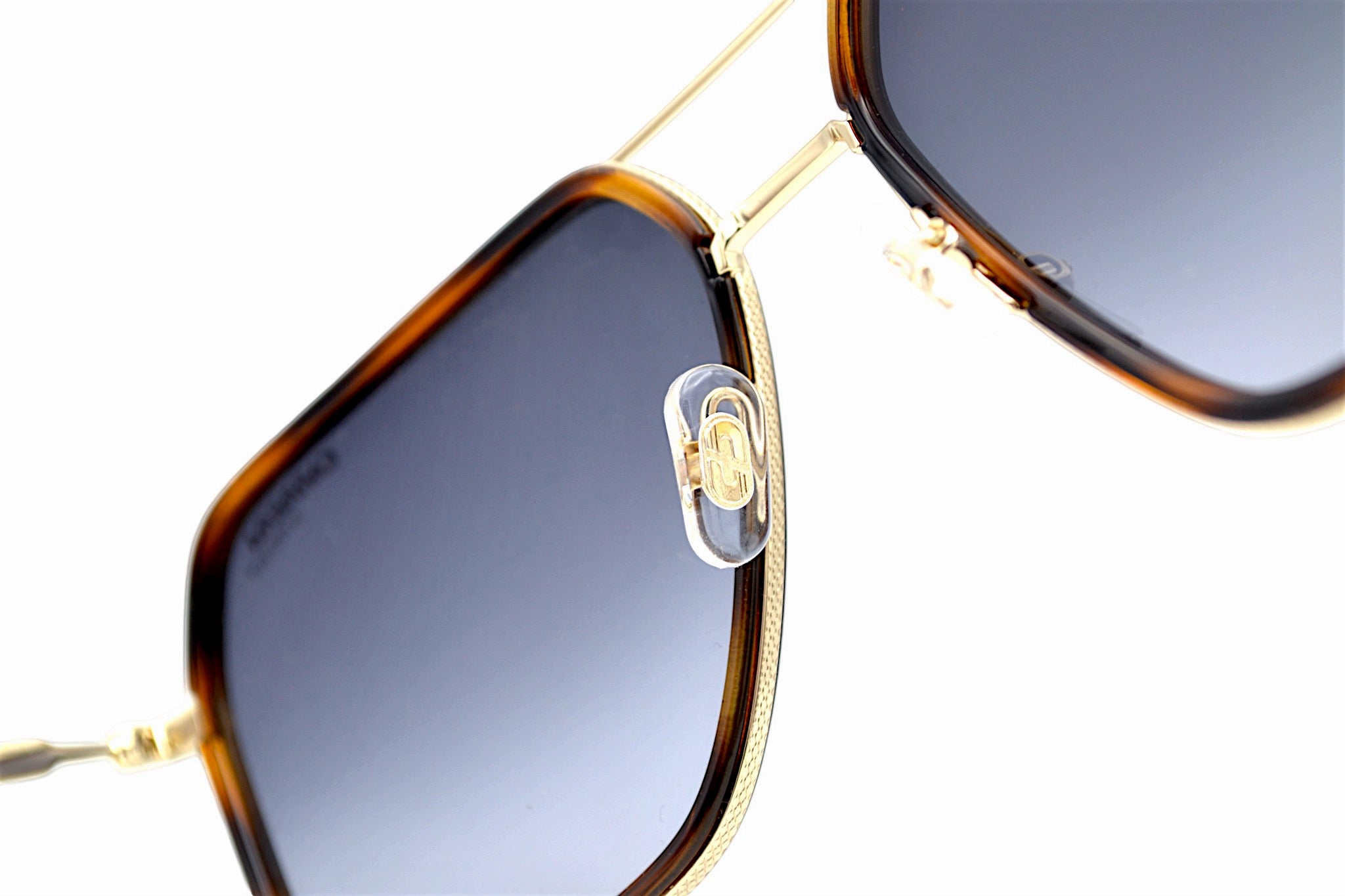 Gafas de sol CARRERA para hombre, con cuero rectangular metal dorado 273S 08690