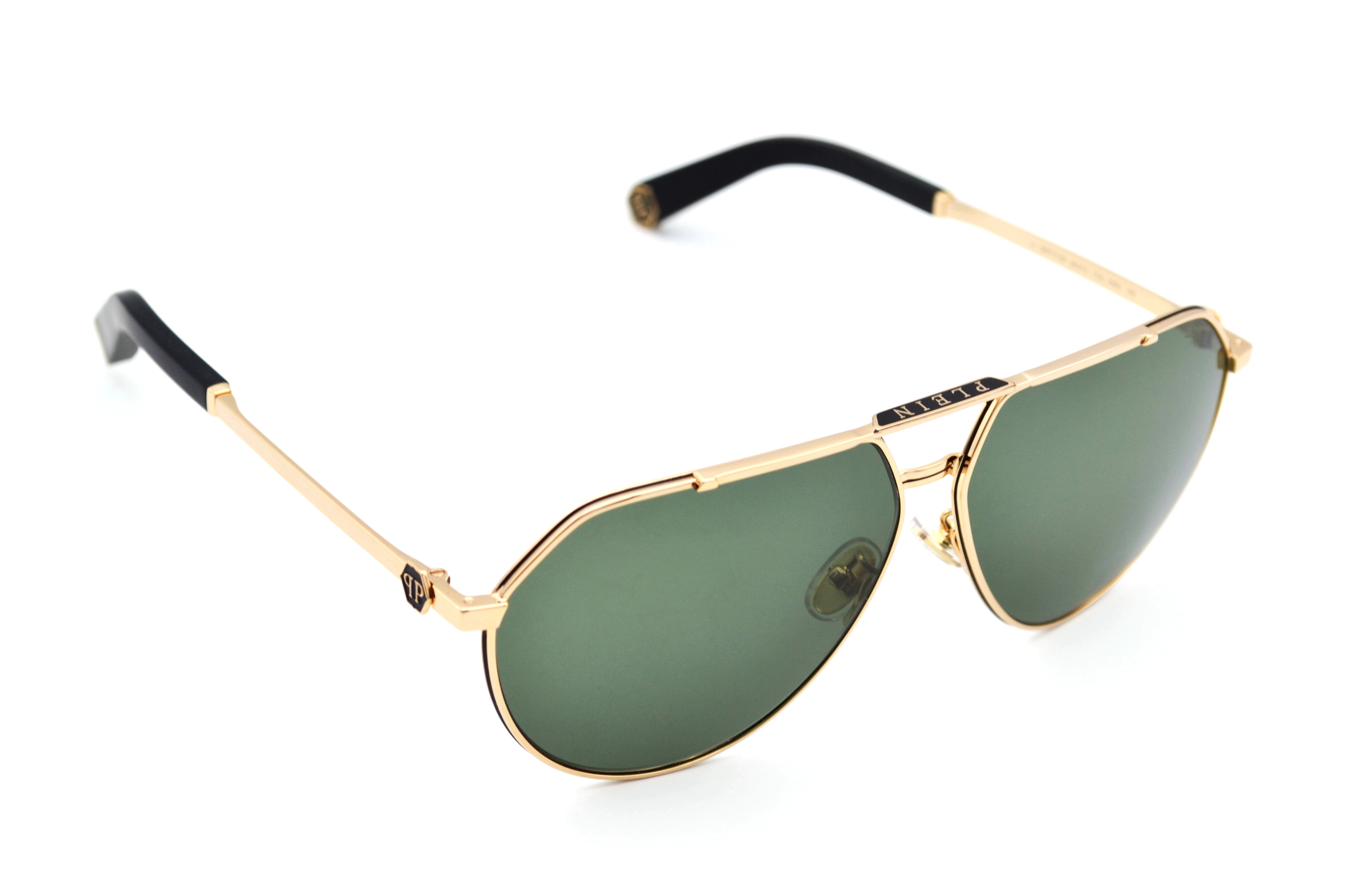 Gafas de sol Philipp Plein - SPP171M Diseño de metal dorado para hombre