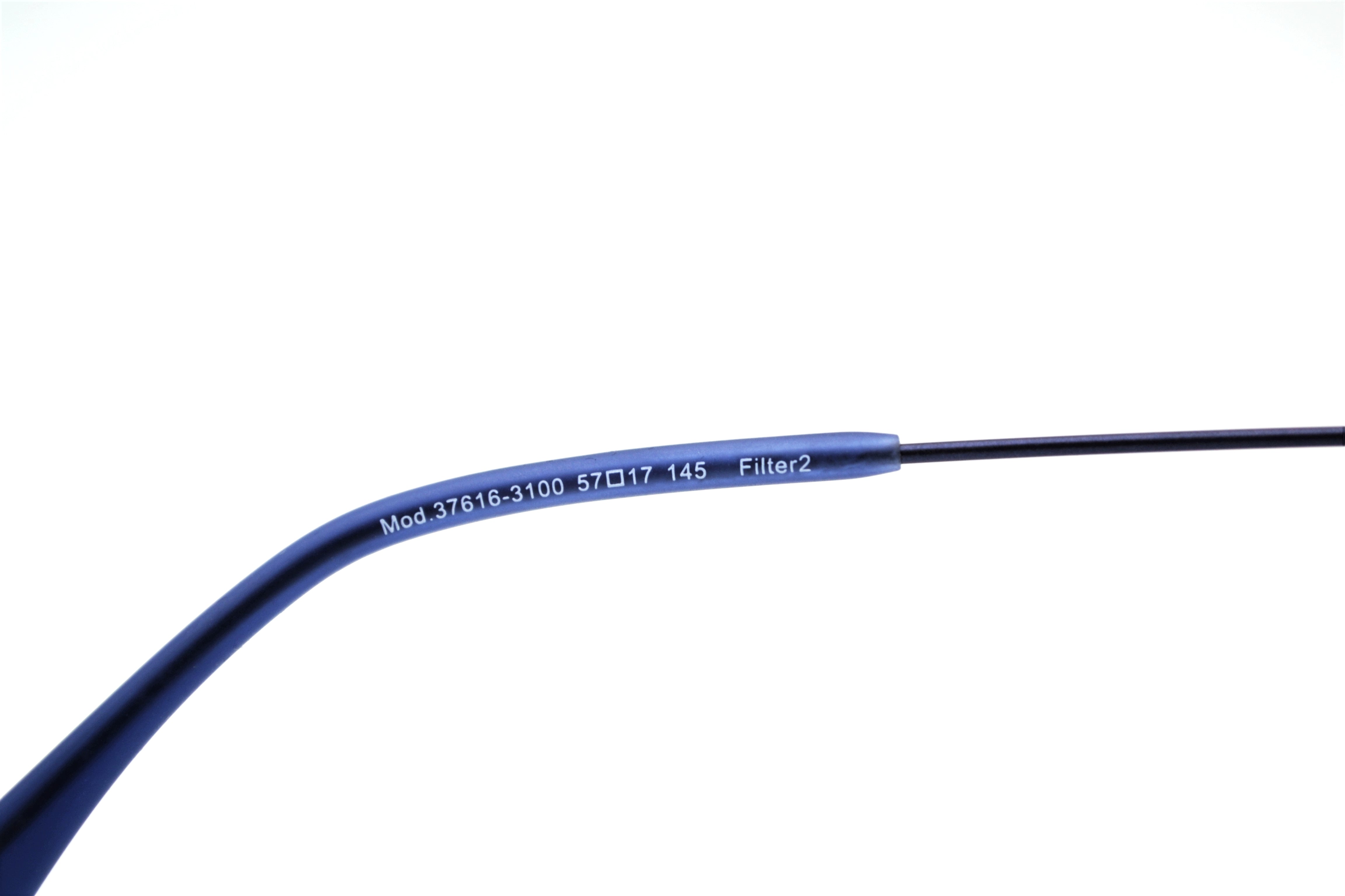 Jaguar Gafas de sol 37616-3100 - Diseño clásico de acetato clásico con montura y lentes azules para hombre