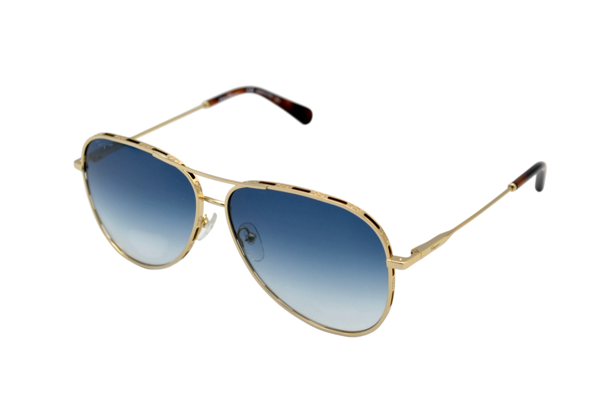Salvatore Ferragamo SF268S 792 Sunglasses - Women's Aviator Design