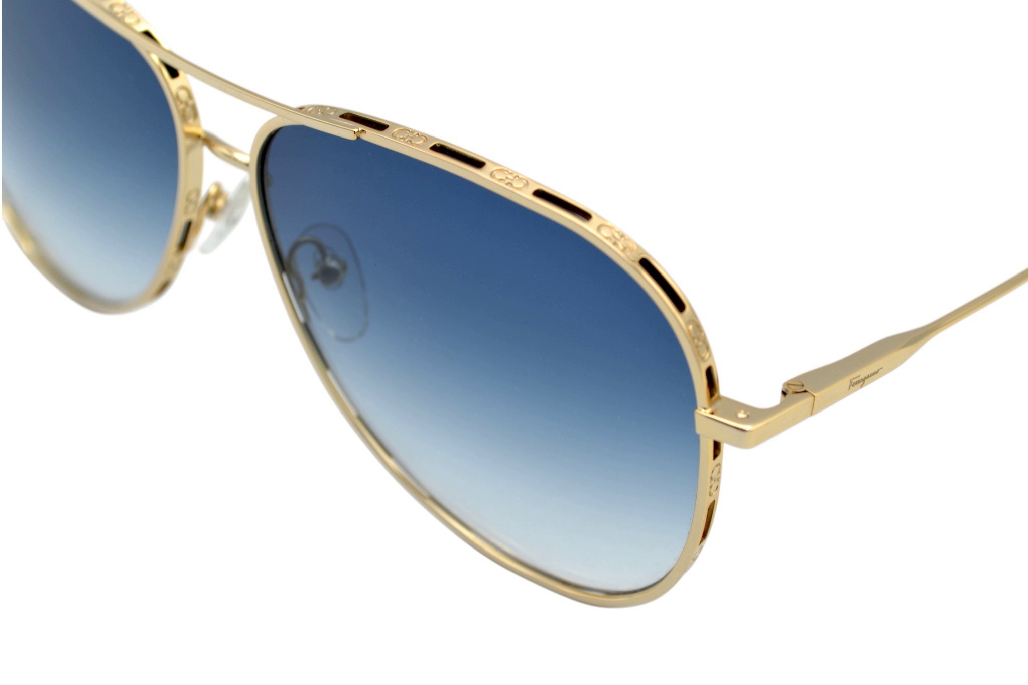 Salvatore Ferragamo SF268S 792 Sunglasses - Women's Aviator Design