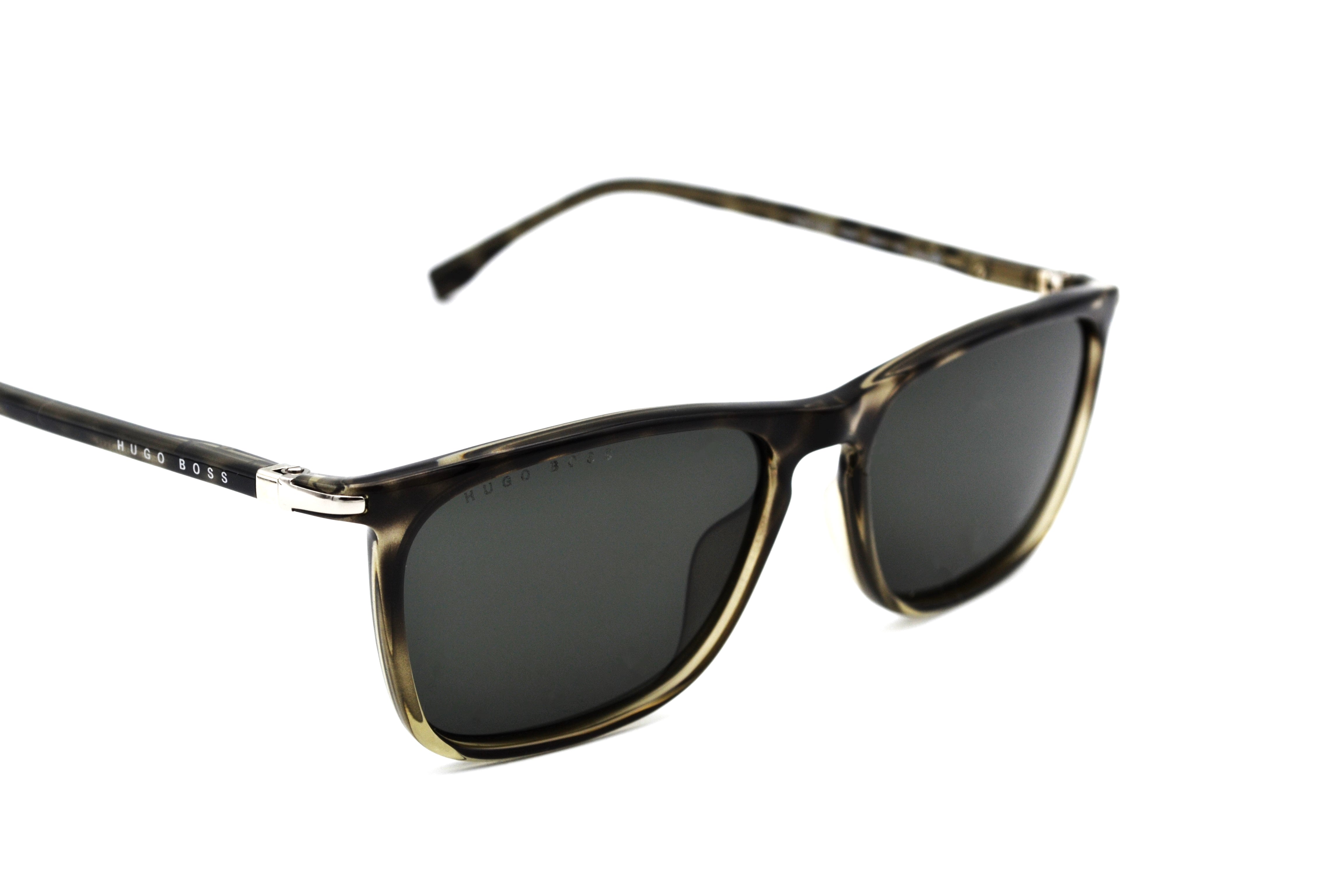 Gafas de sol Hugo Boss 1044S ACIIR - Diseño rectangular de acetato de color carey, para hombre