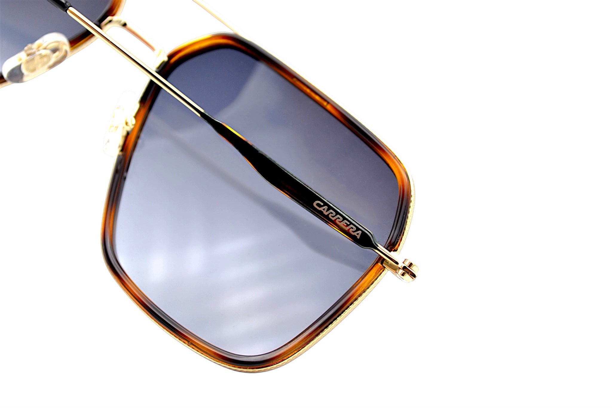 Gafas de sol CARRERA para hombre, con cuero rectangular metal dorado 273S 08690