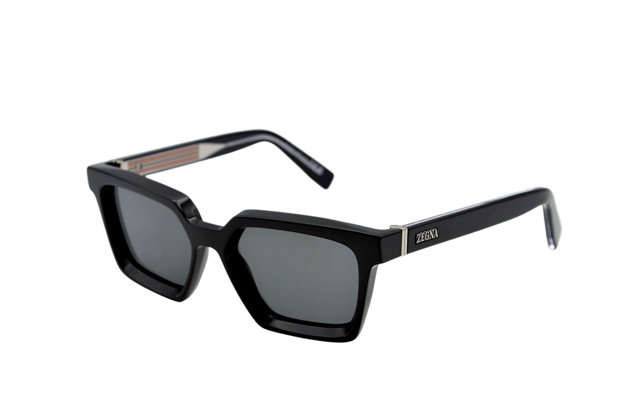 Gafas de sol Ermenegildo Zegna EZ0214 01A - Diseño de Acetato negro para hombre