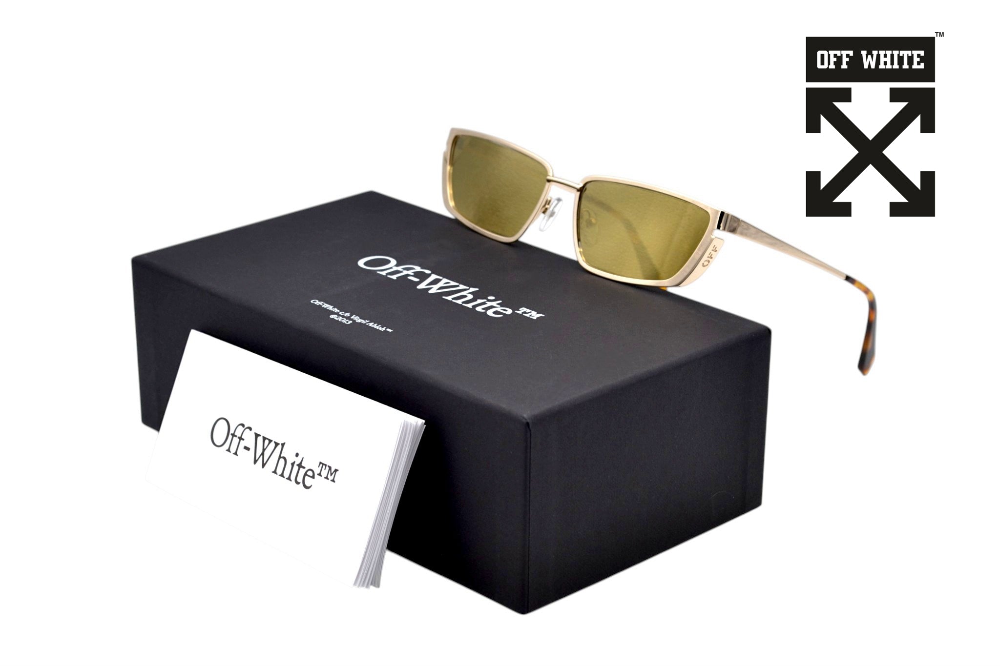 Gafas de sol Off White - RICHFIELD OERI119 7676 - Diseño de Acetato estilo carey, para hombre