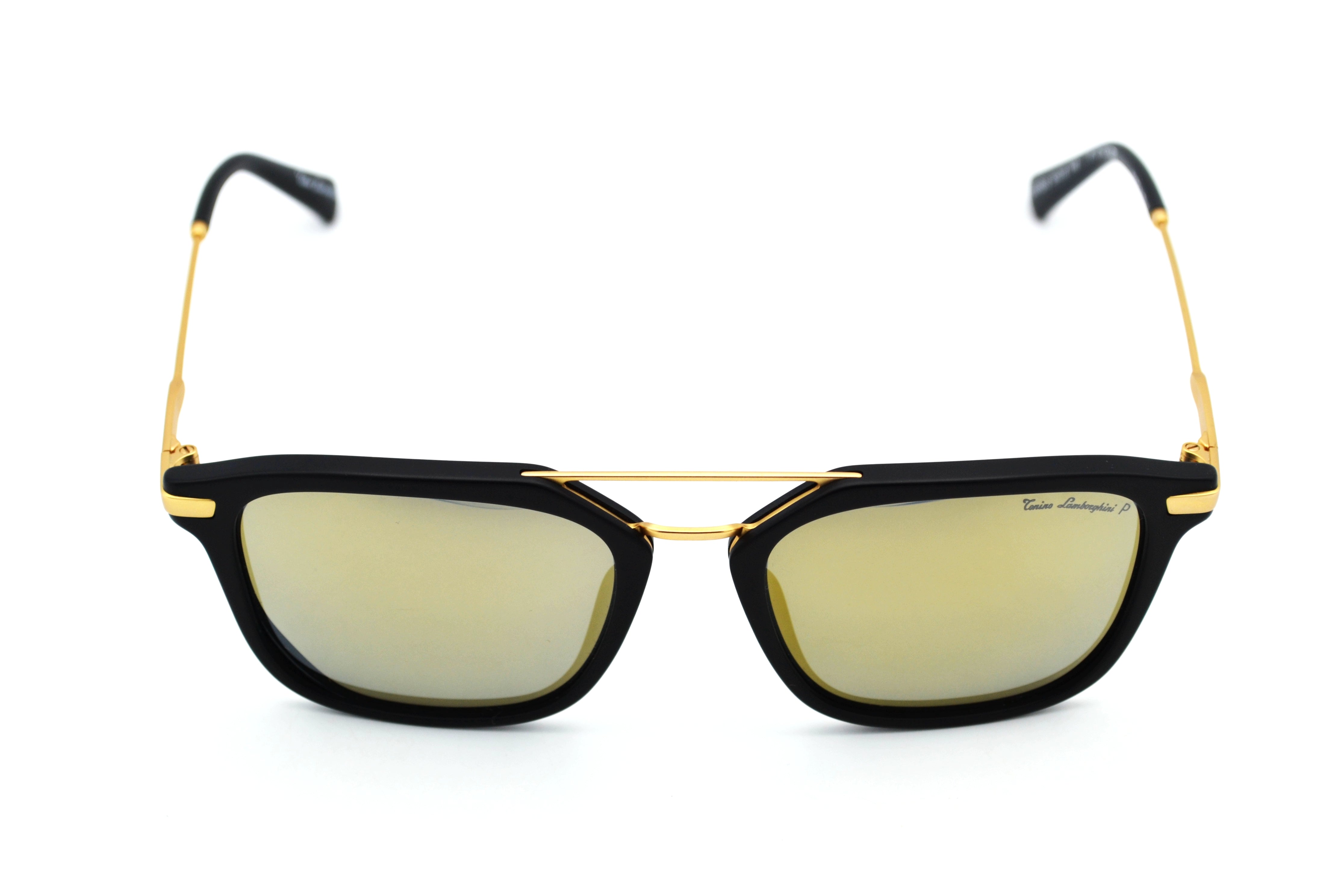 Gafas de sol Tonino Lamborghini TL905S03 Acetato i metal dorado, Lentes Polarizadas