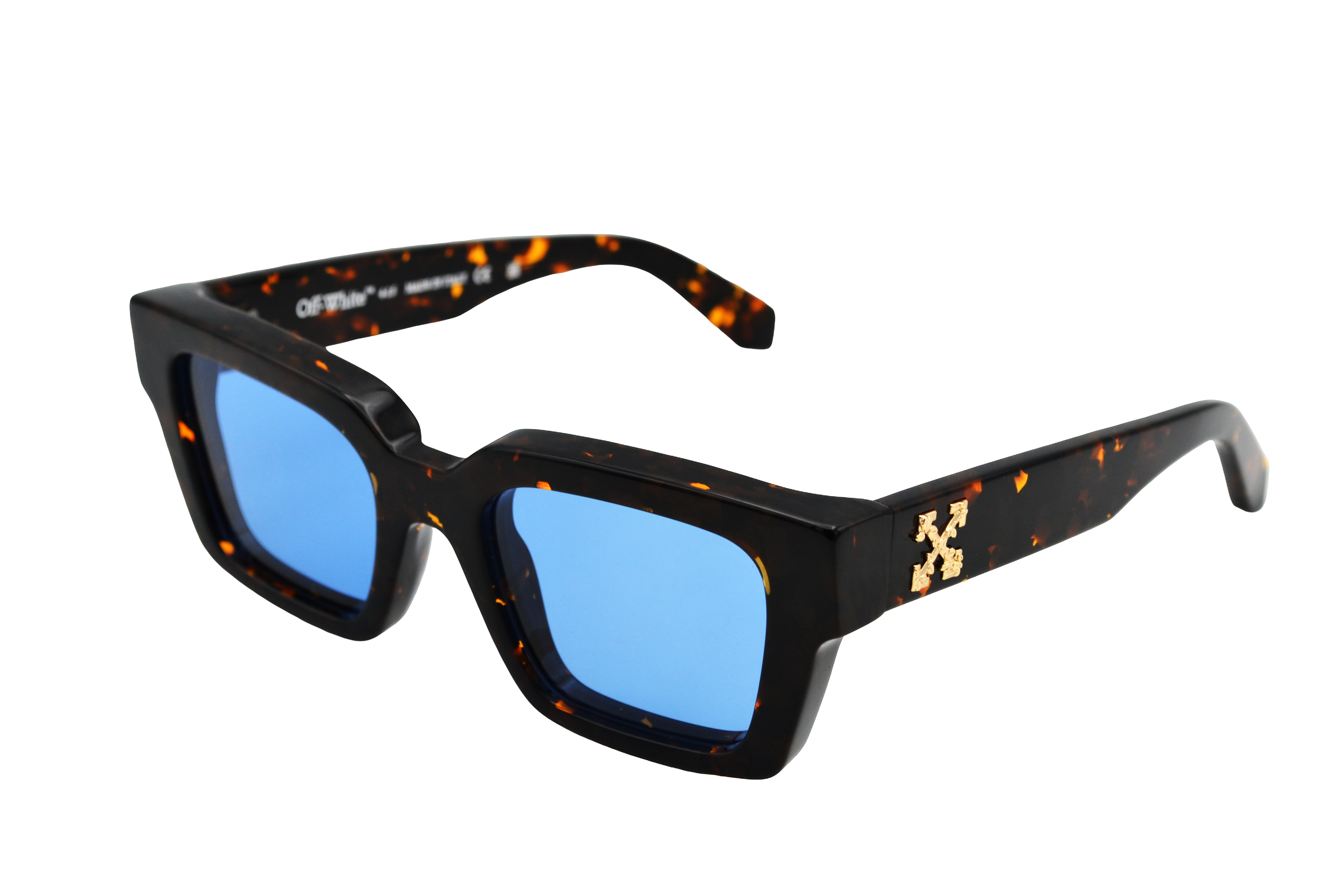 Gafas de sol Off White - VIRGIL OERI008 - Diseño de Acetato negro, para hombre