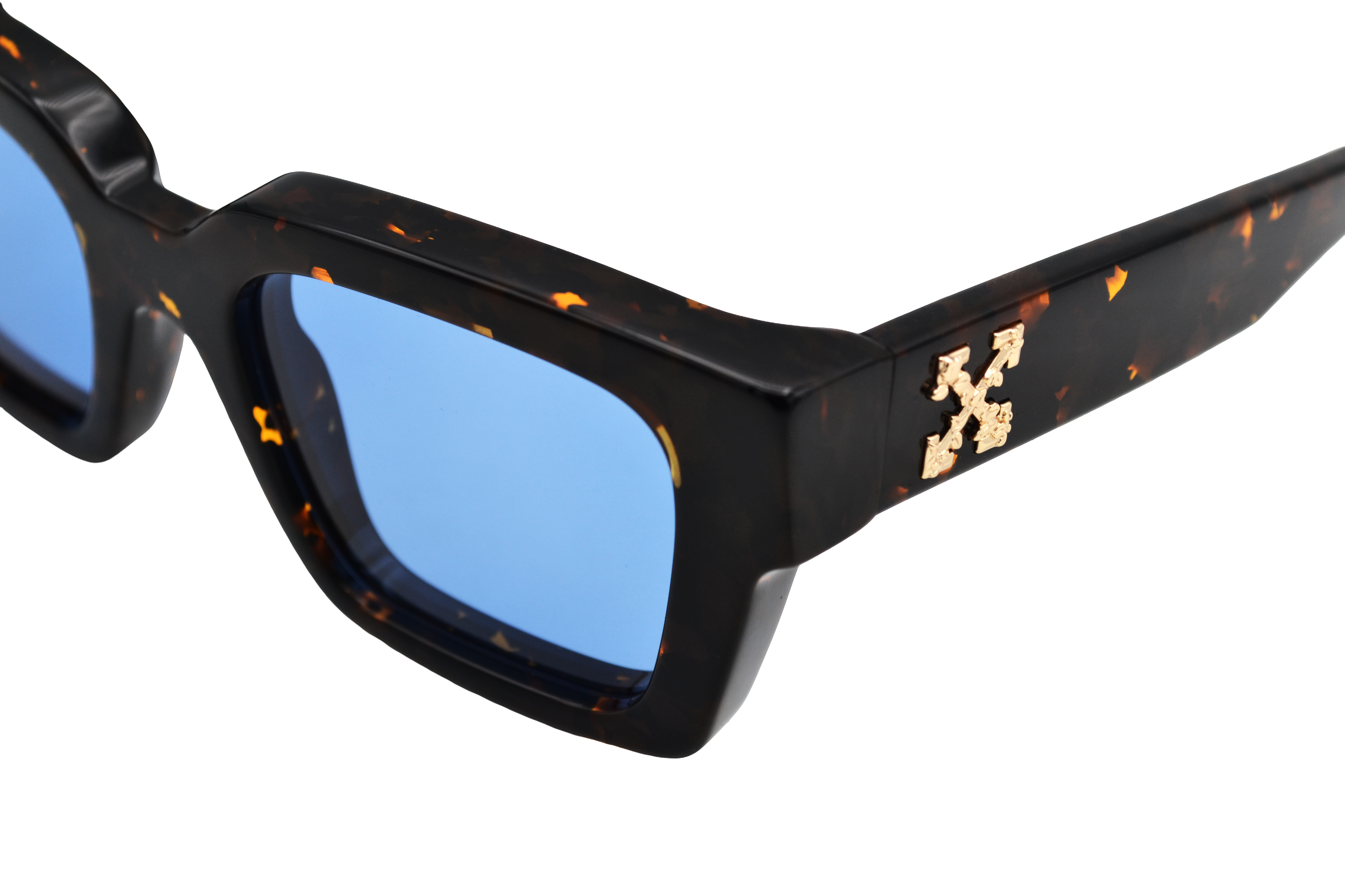 Gafas de sol Off White - VIRGIL OERI008 - Diseño de Acetato negro, para hombre