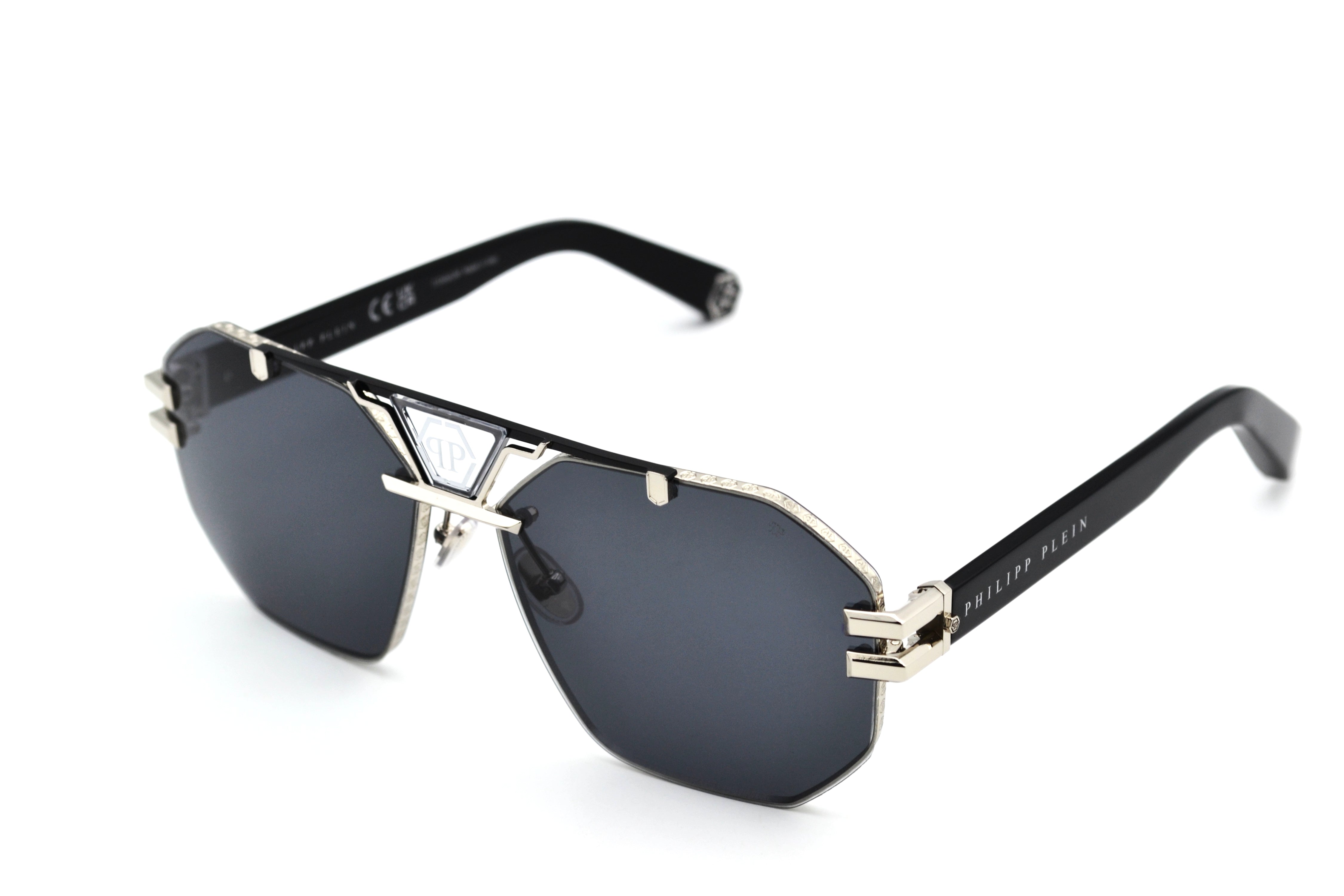 Philipp Plein Sunglasses - Plein ICON Silver Metal Design for Men