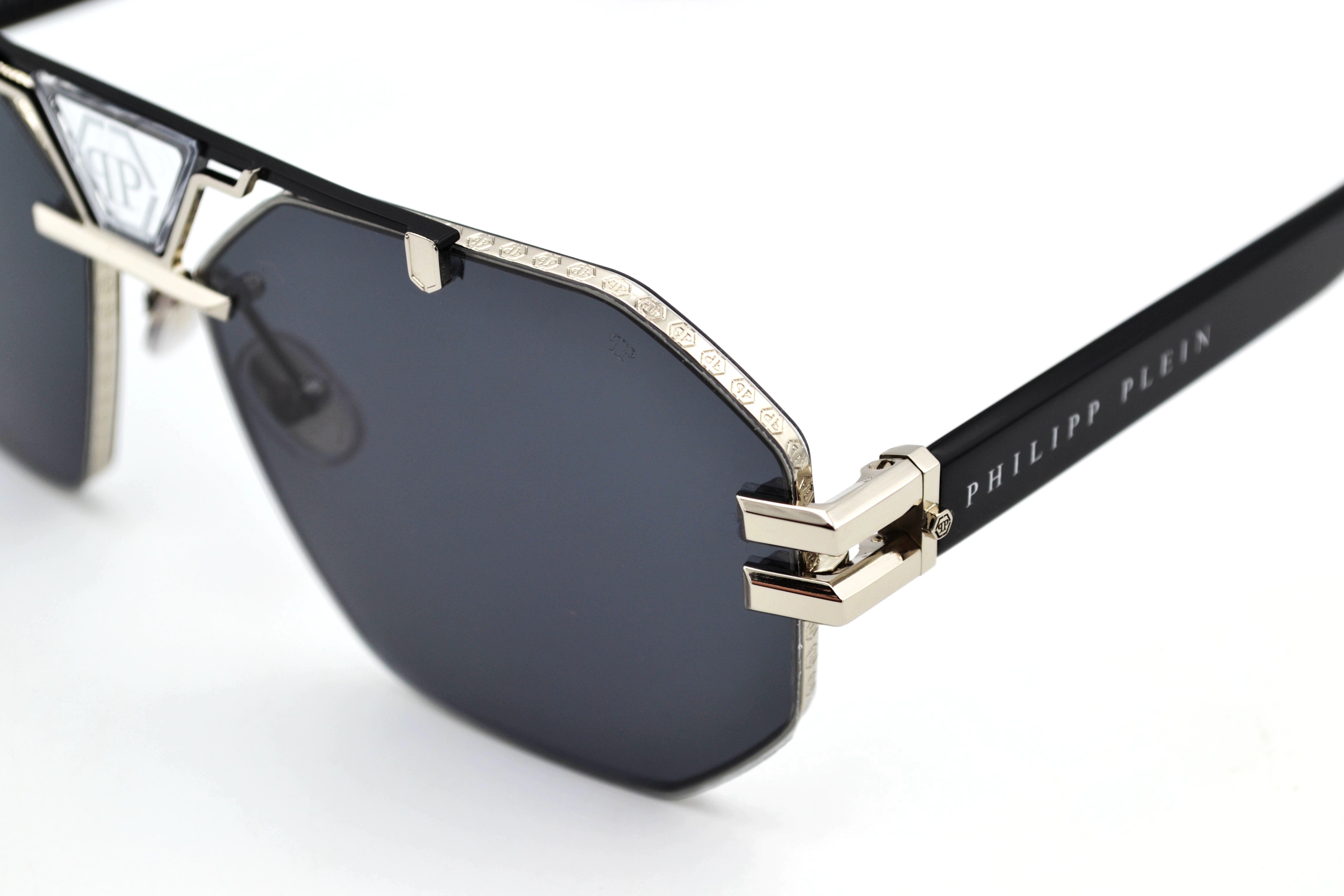 Philipp Plein Sunglasses - Plein ICON Silver Metal Design for Men