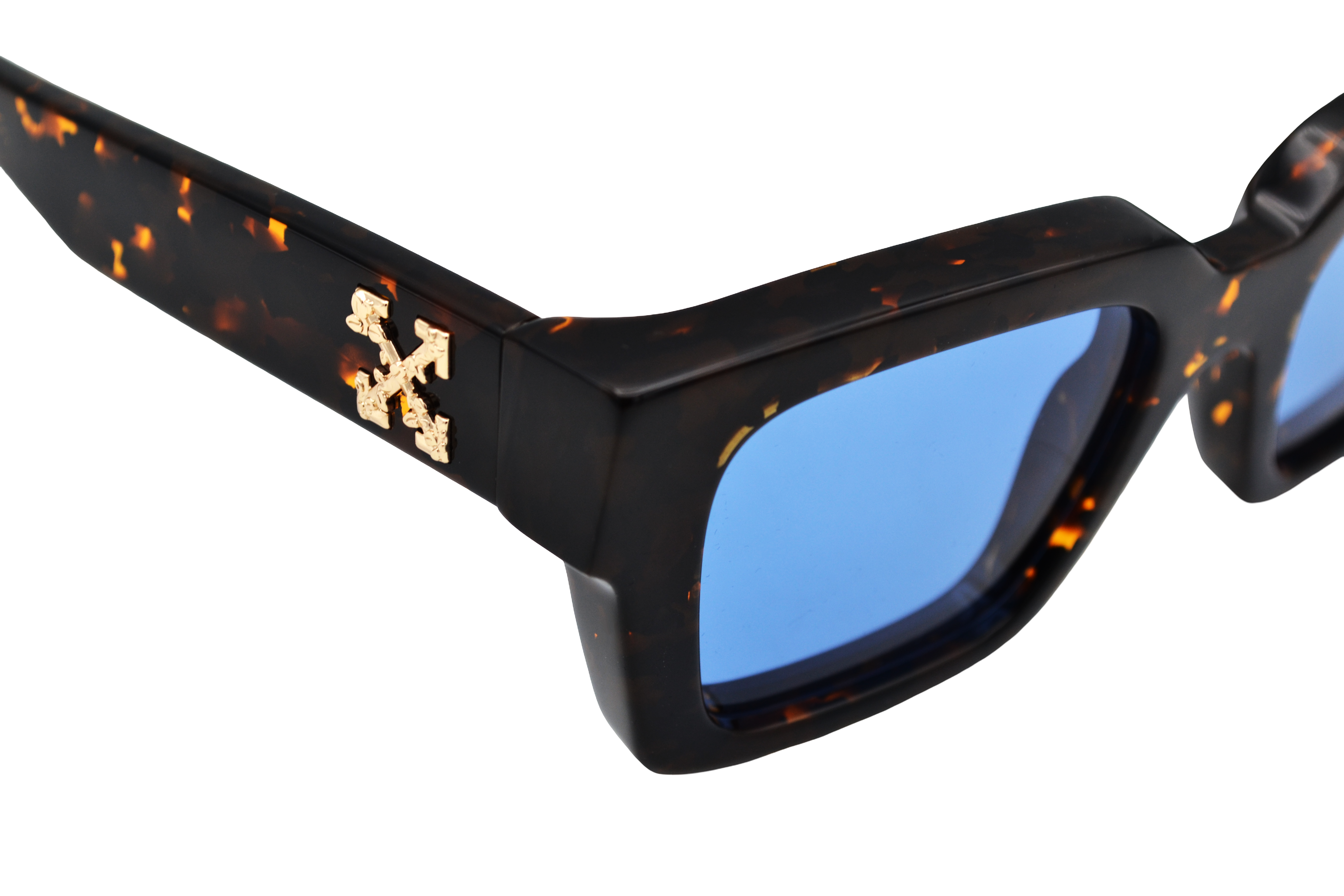Gafas de sol Off White - VIRGIL OERI008 - Diseño de Acetato negro, para hombre