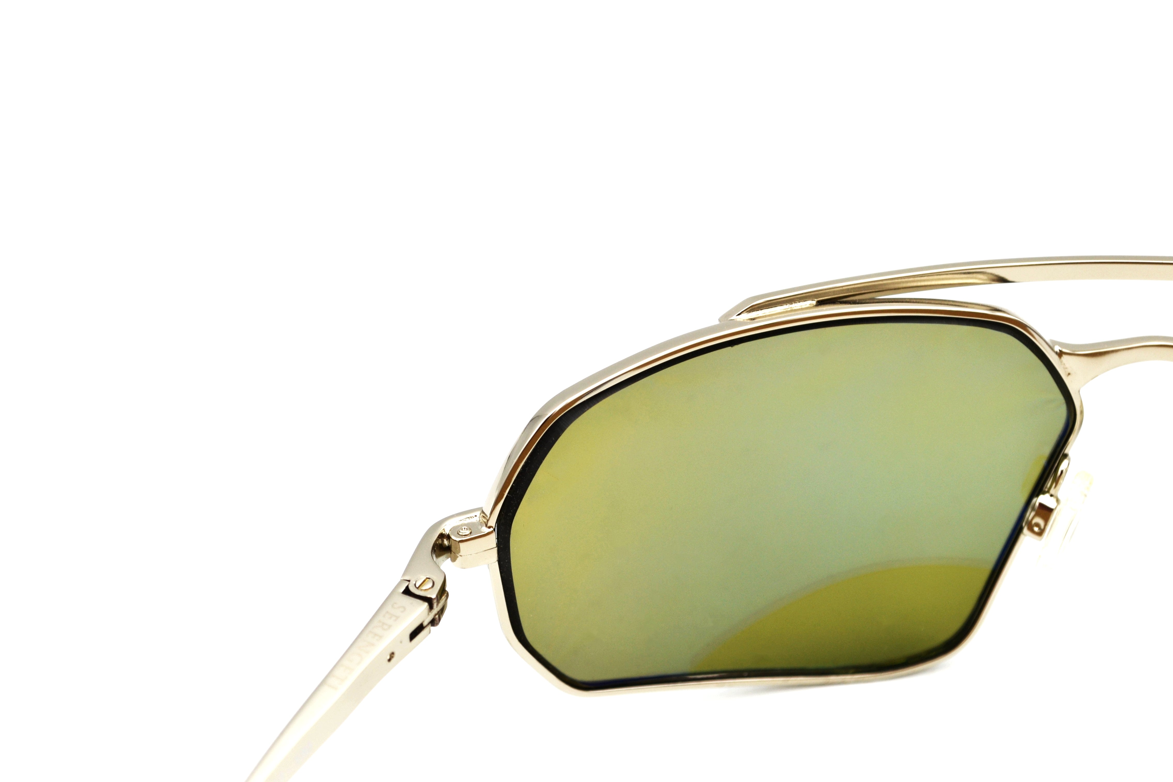 Gafas de sol Serengeti HINKLEY SS570006 Diseño de metal plateado, para hombre