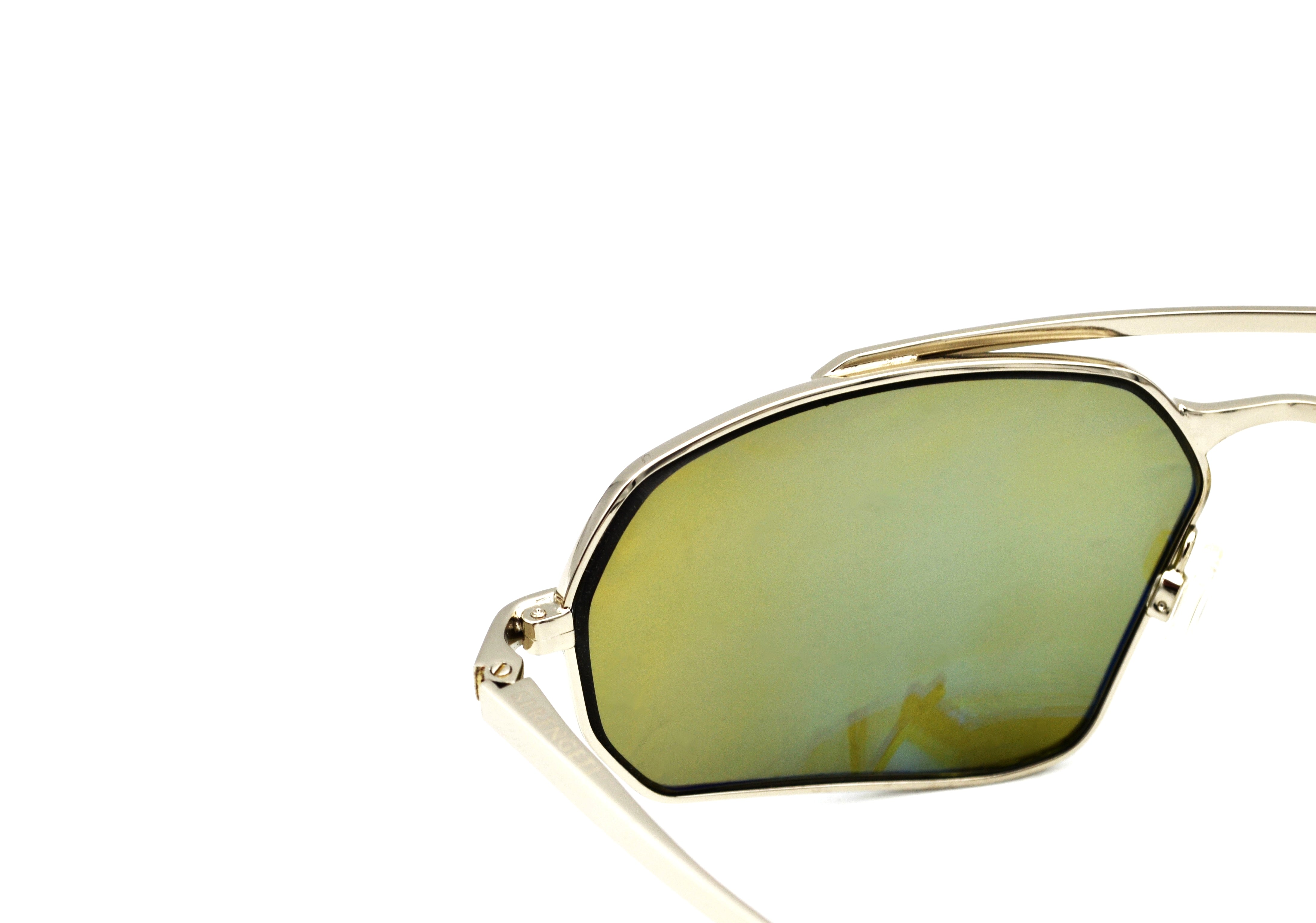 Gafas de sol Serengeti HINKLEY SS570006 Diseño de metal plateado, para hombre