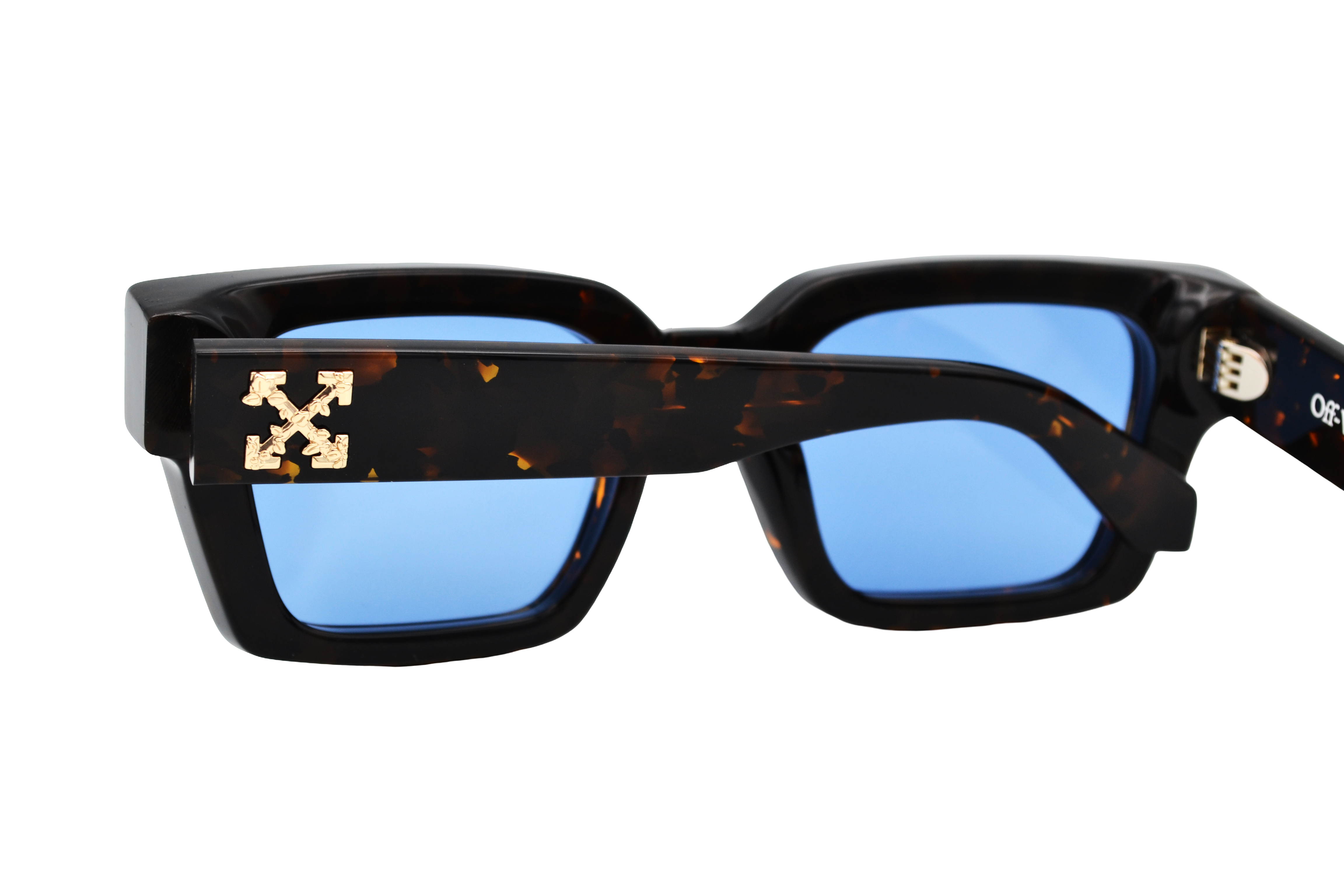 Gafas de sol Off White - VIRGIL OERI008 - Diseño de Acetato negro, para hombre