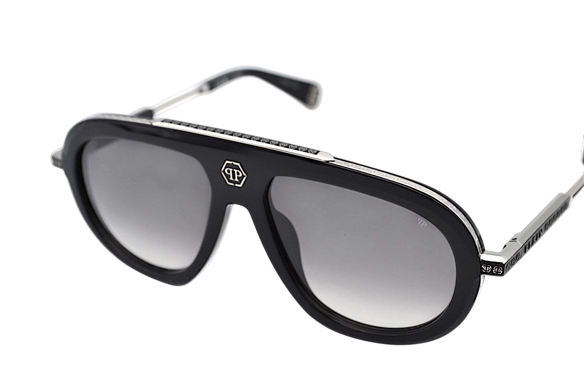 Gafas de sol Philipp Plein - PLEIN LEGACY SPP151 700Y Diseño de titanio y acetato para hombre