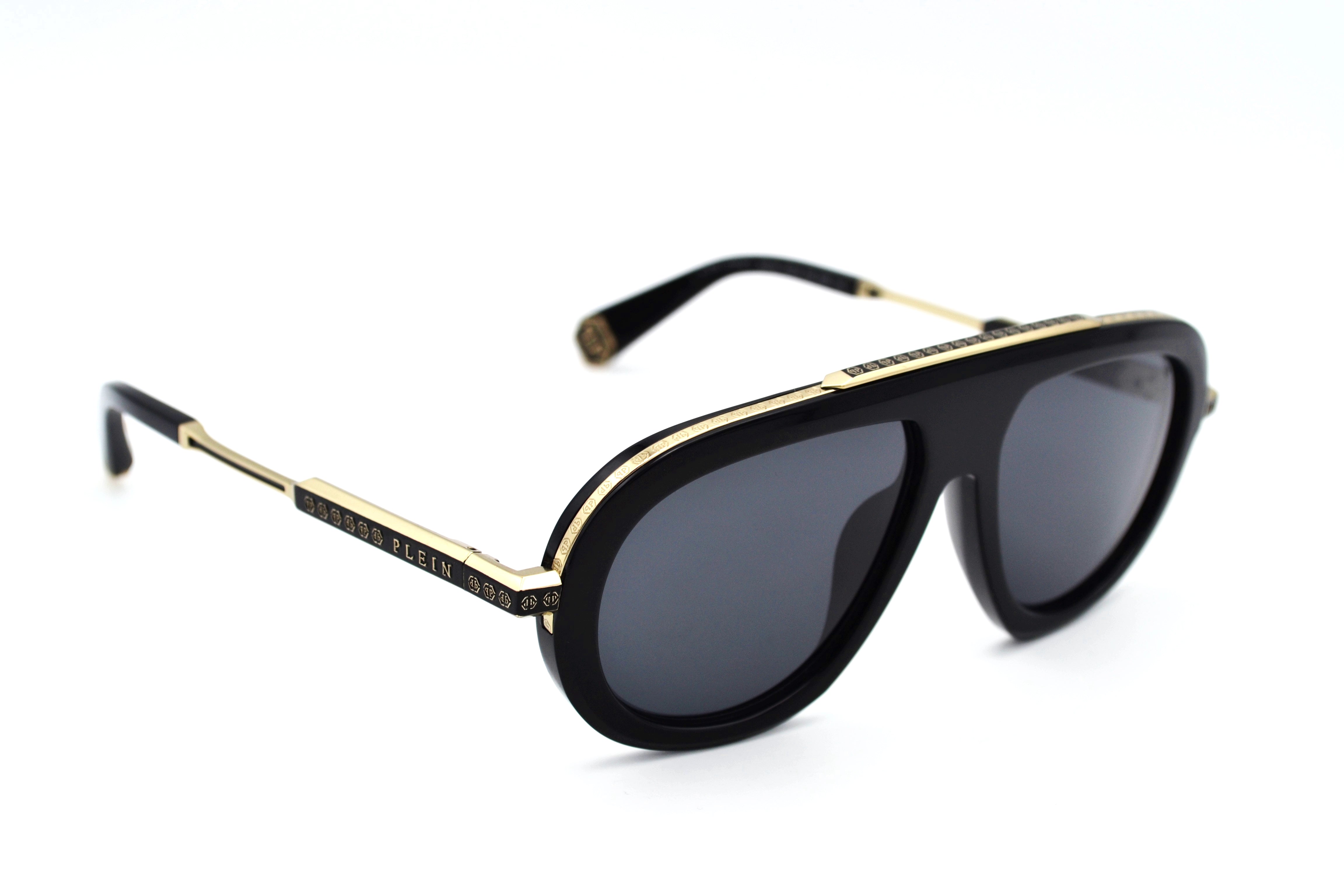 Gafas de sol Philipp Plein - PLEIN LEGACY SPP151 0700 Diseño de titanio y acetato para hombre