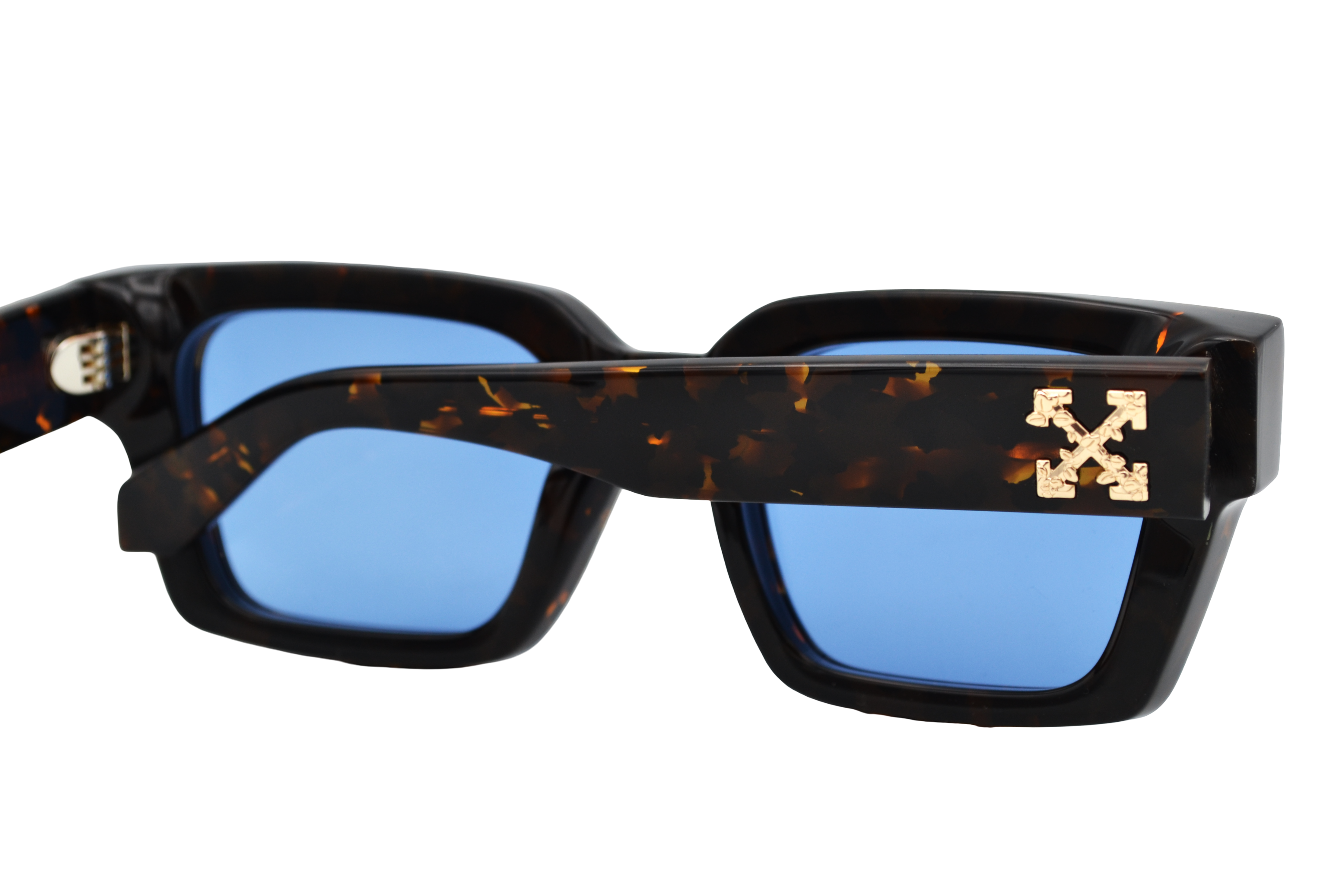 Gafas de sol Off White - VIRGIL OERI008 - Diseño de Acetato negro, para hombre
