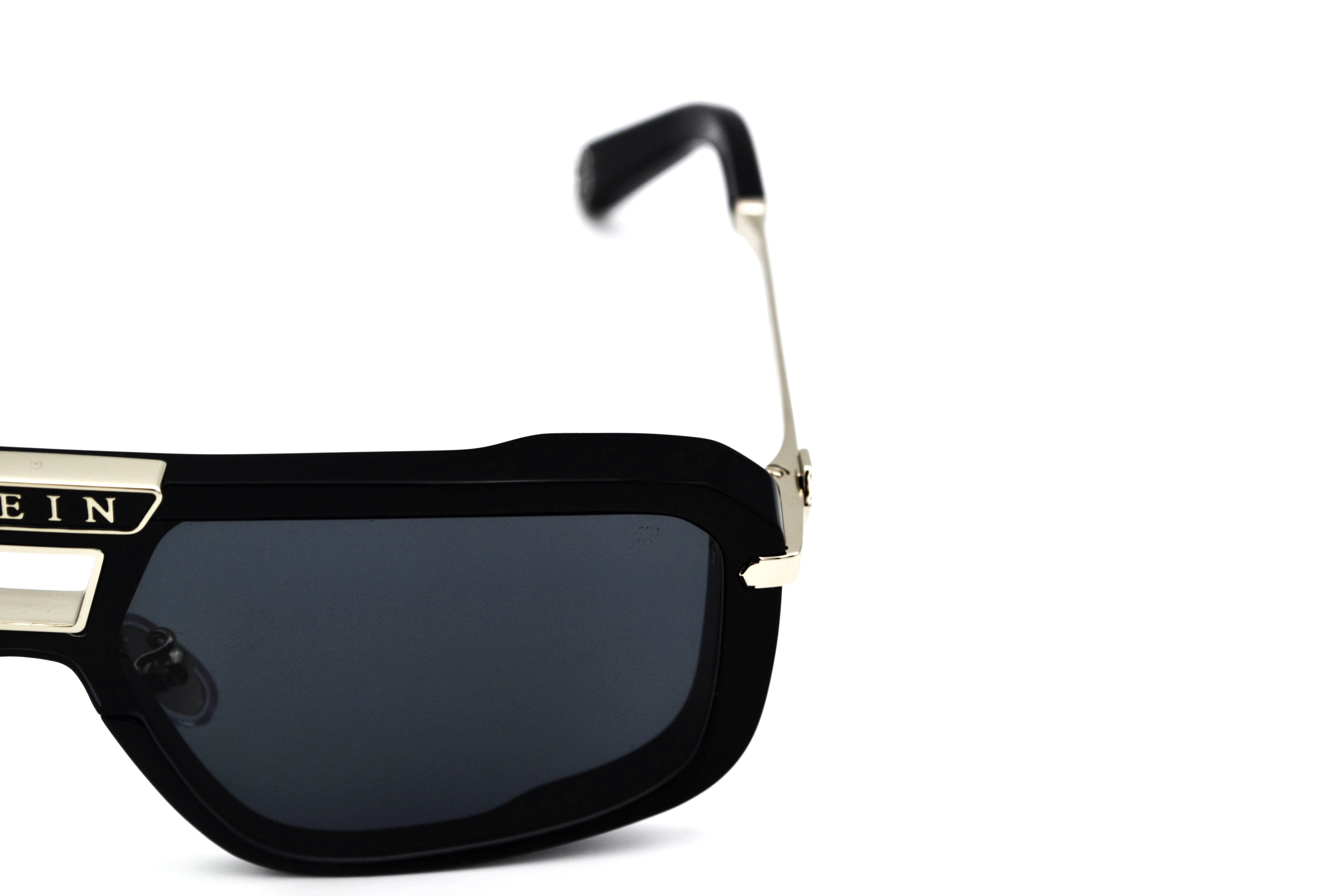 Philipp Plein Sunglasses - Plein Legacy SPP008, Acetate and silver metal design for men